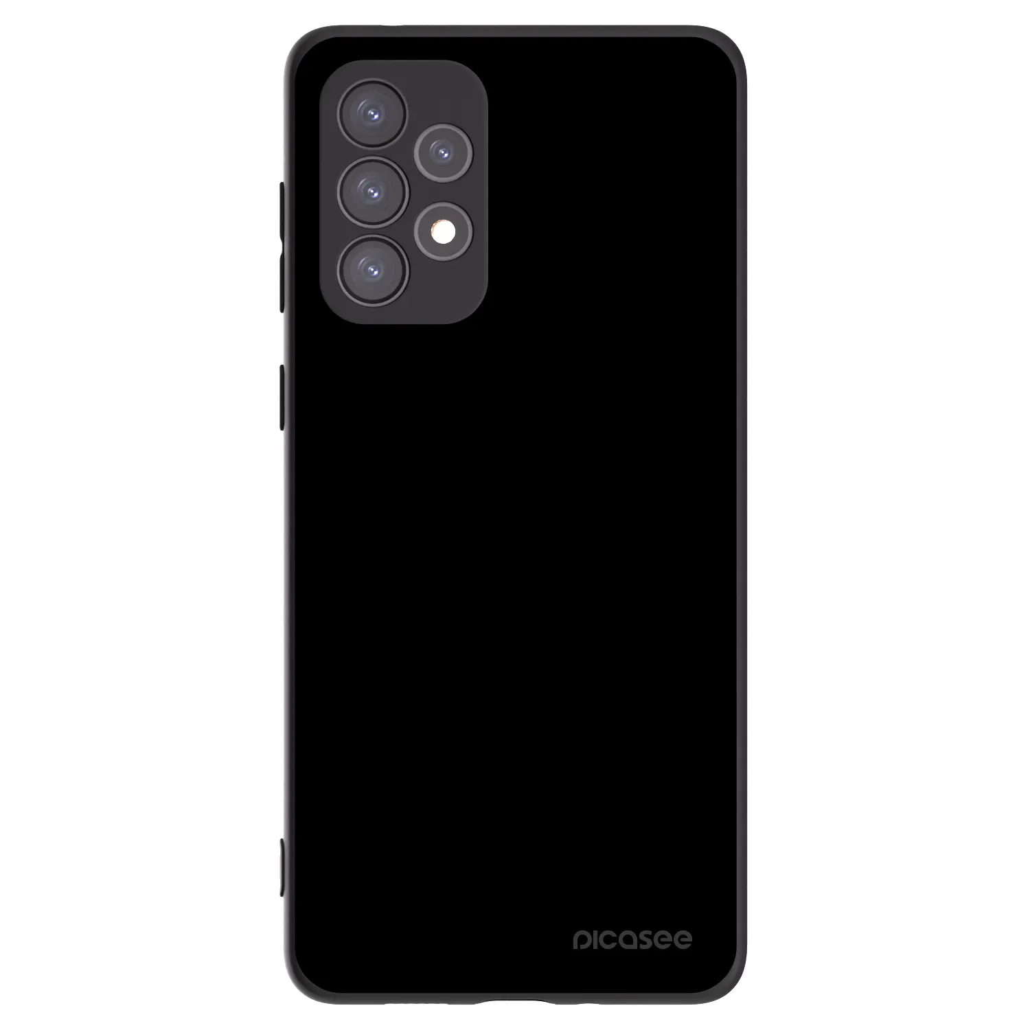 Picasee Μαύρη θήκη σιλικόνης για Samsung Galaxy A73 5G - Black Bliss