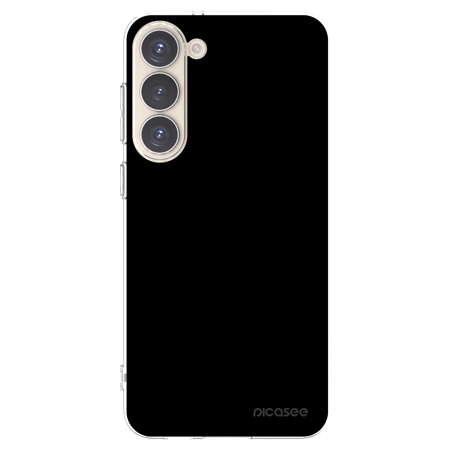 Picasee διαφανής θήκη σιλικόνης Samsung Galaxy S23+ 5G - Black Bliss