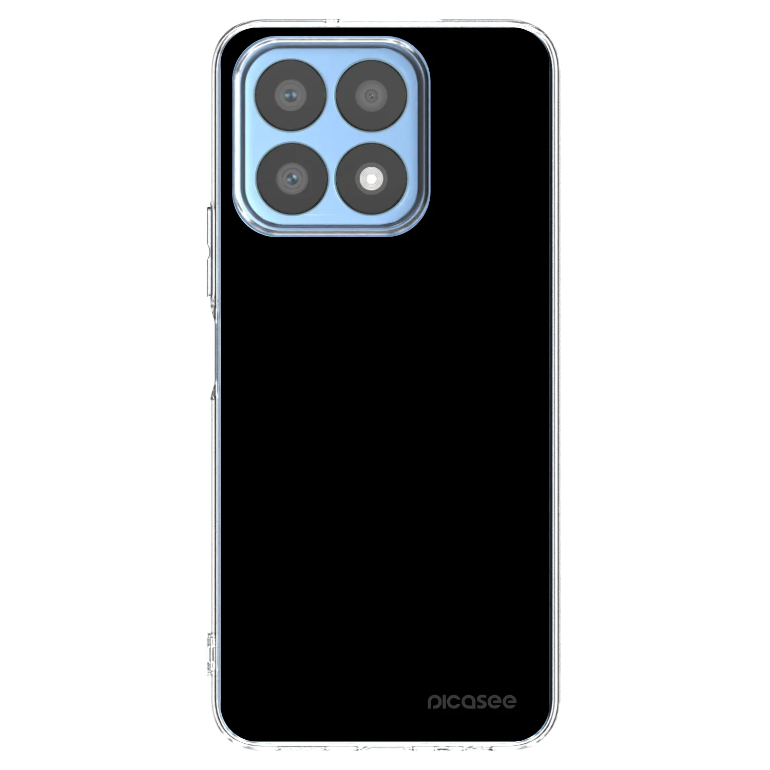 Picasee διαφανής θήκη σιλικόνης Honor X8a - Black Bliss