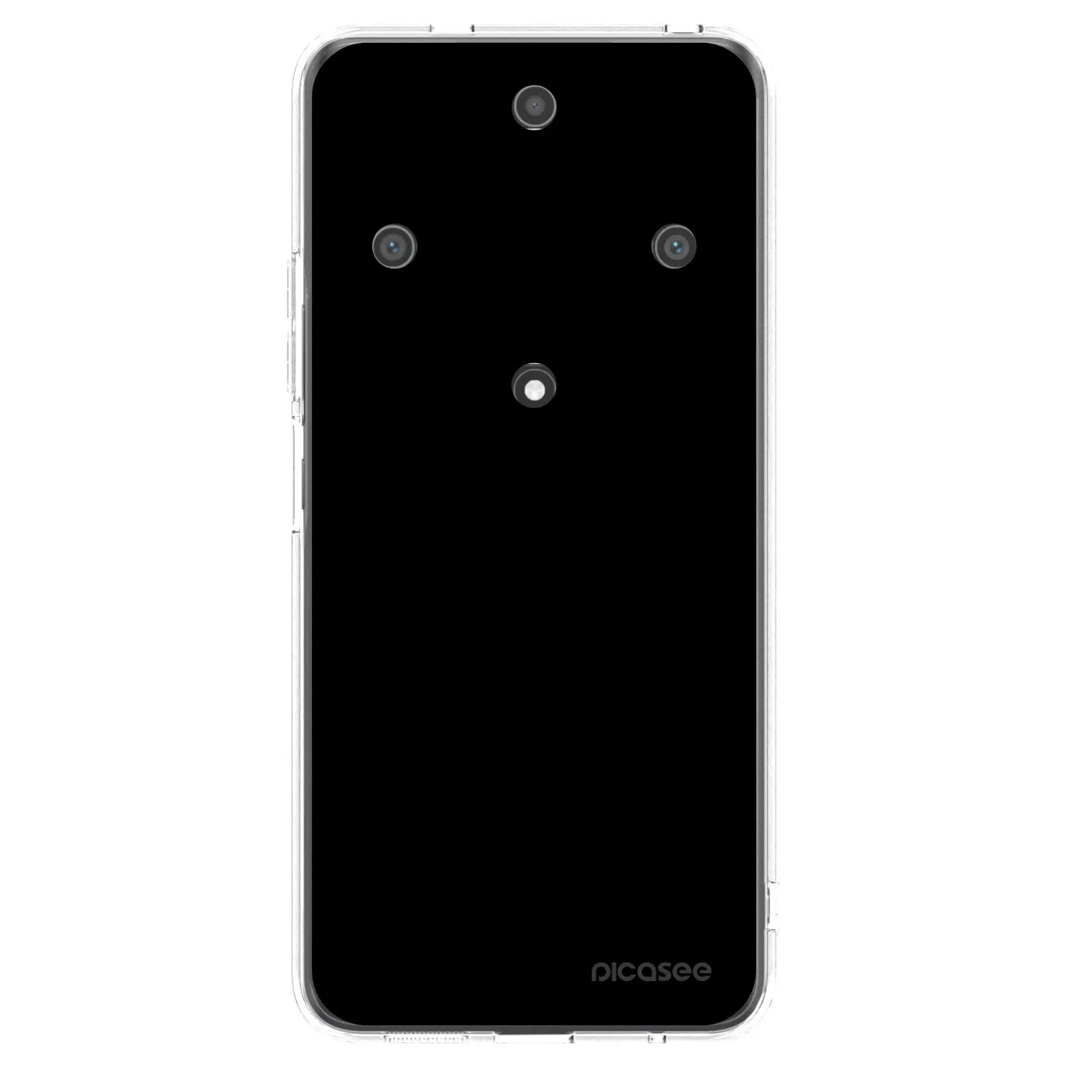 Picasee διαφανής θήκη σιλικόνης Honor Magic5 Lite 5G - Black Bliss
