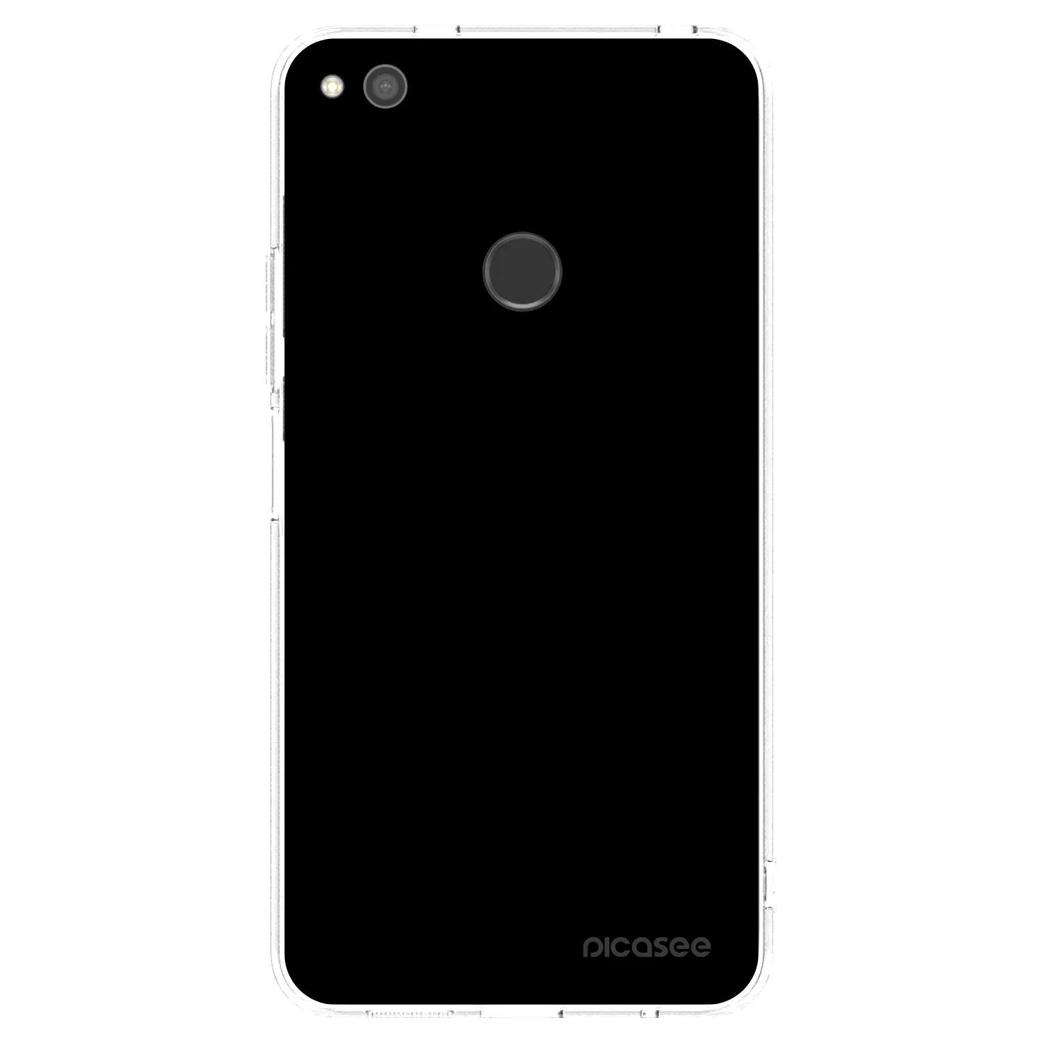 Picasee διαφανής θήκη σιλικόνης Huawei P9 Lite 2017 - Black Bliss