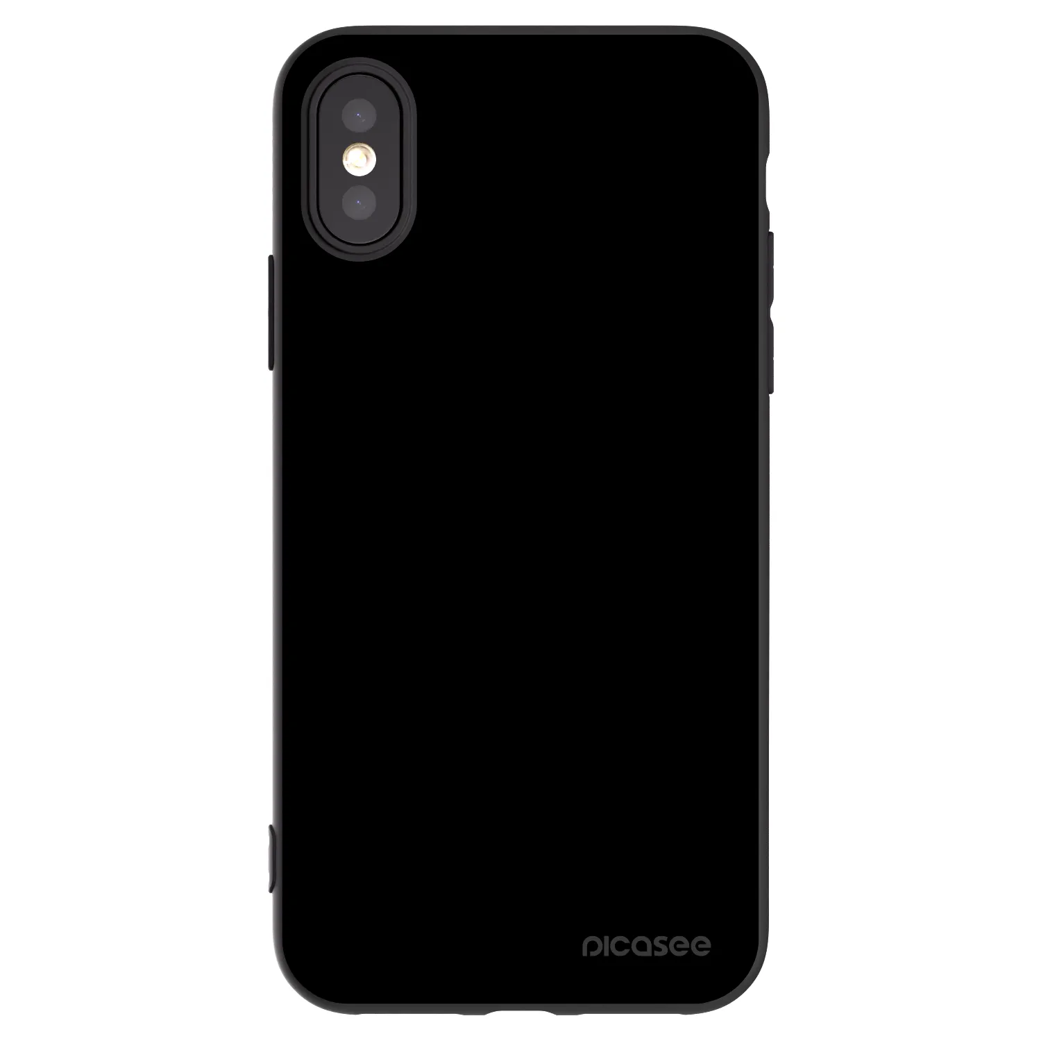Picasee Μαύρη θήκη σιλικόνης για Apple iPhone X/XS - Black Bliss