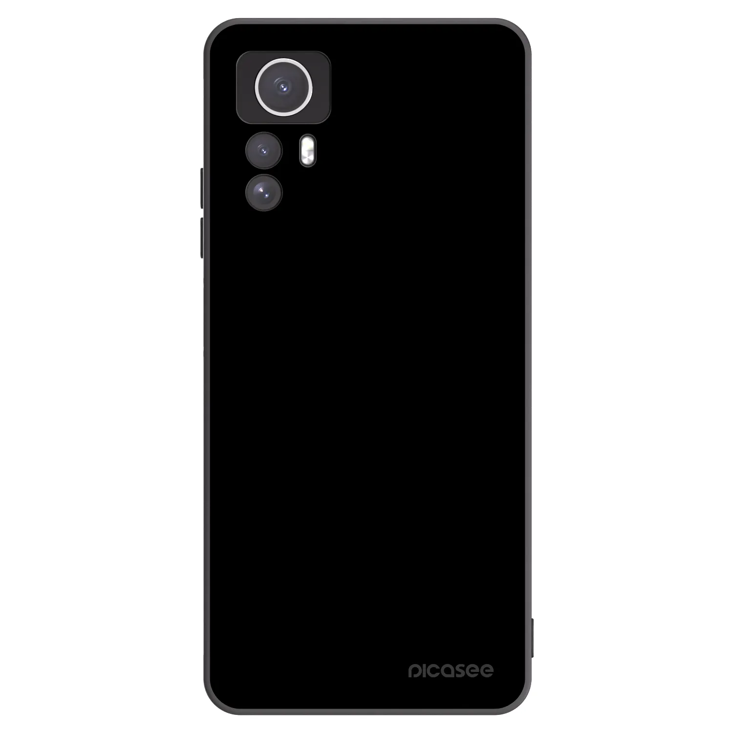 Picasee Μαύρη θήκη σιλικόνης για Xiaomi Redmi Note 12S - Black Bliss
