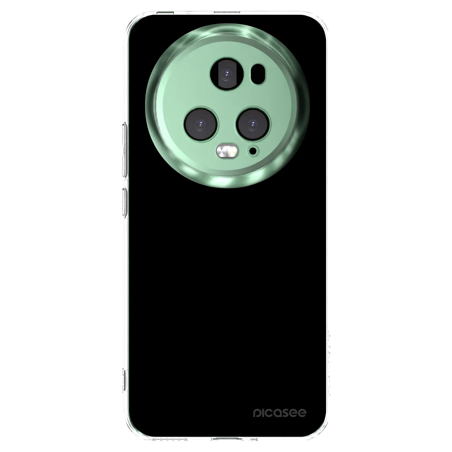 Picasee διαφανής θήκη σιλικόνης Honor Magic5 Pro - Black Bliss