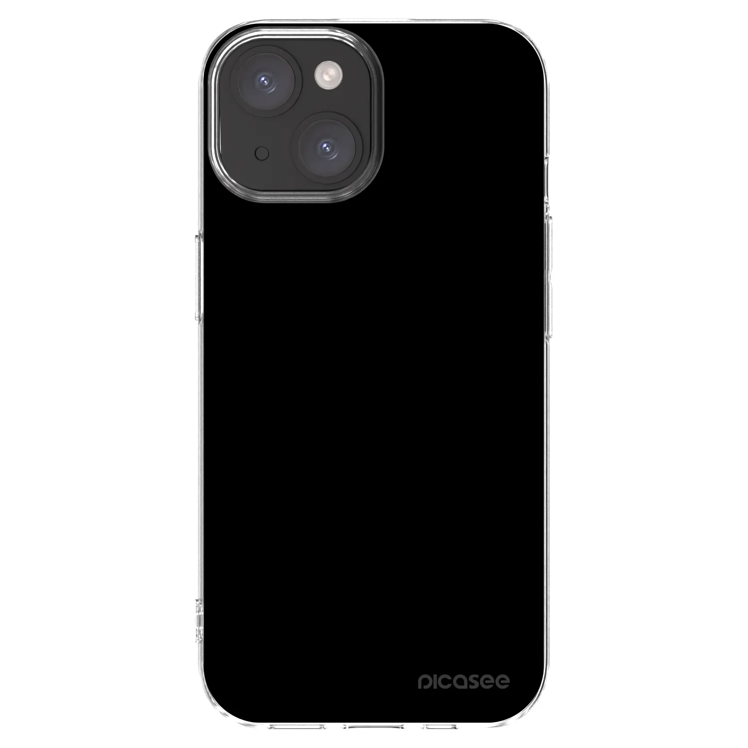 Picasee διαφανής θήκη σιλικόνης Apple iPhone 15 - Black Bliss