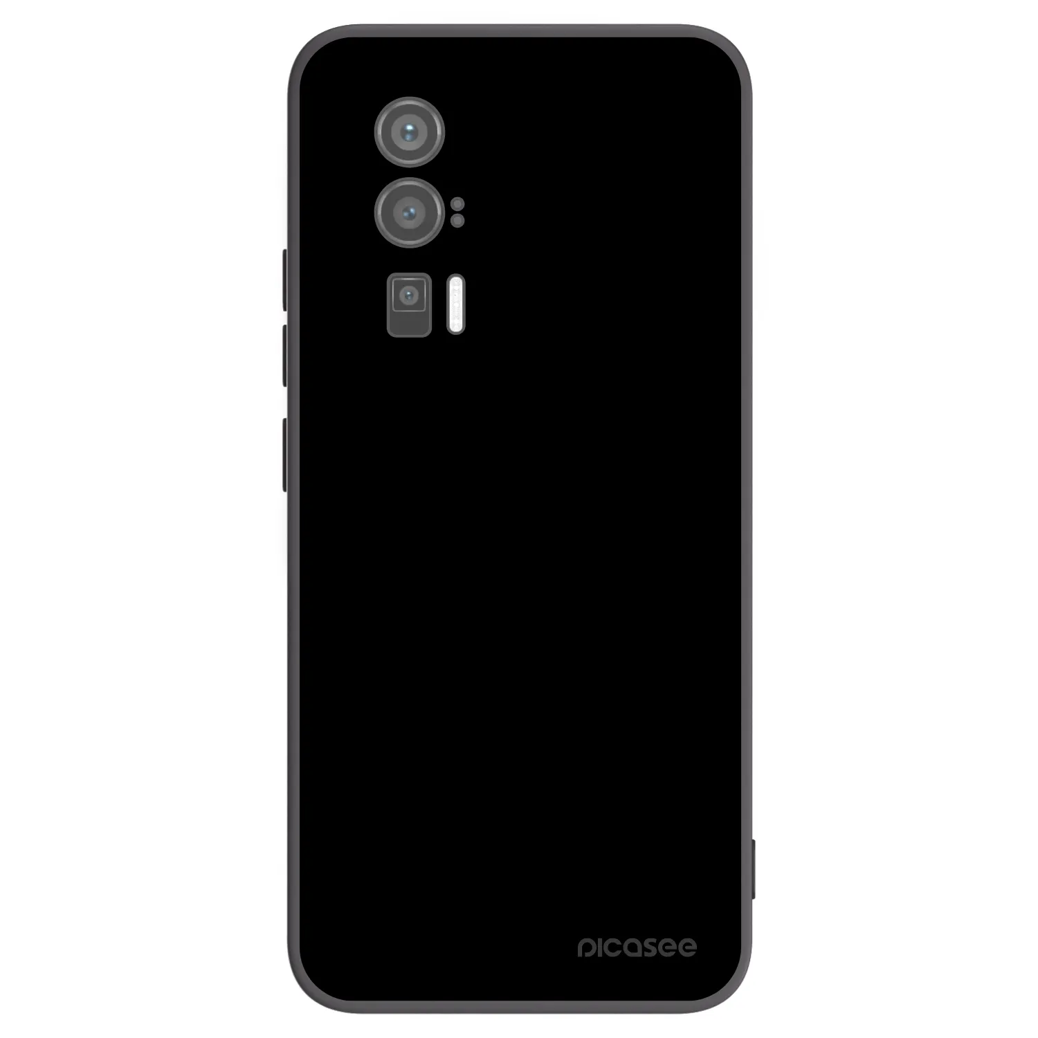 Picasee Μαύρη θήκη σιλικόνης για Xiaomi Poco F5 Pro 5G - Black Bliss