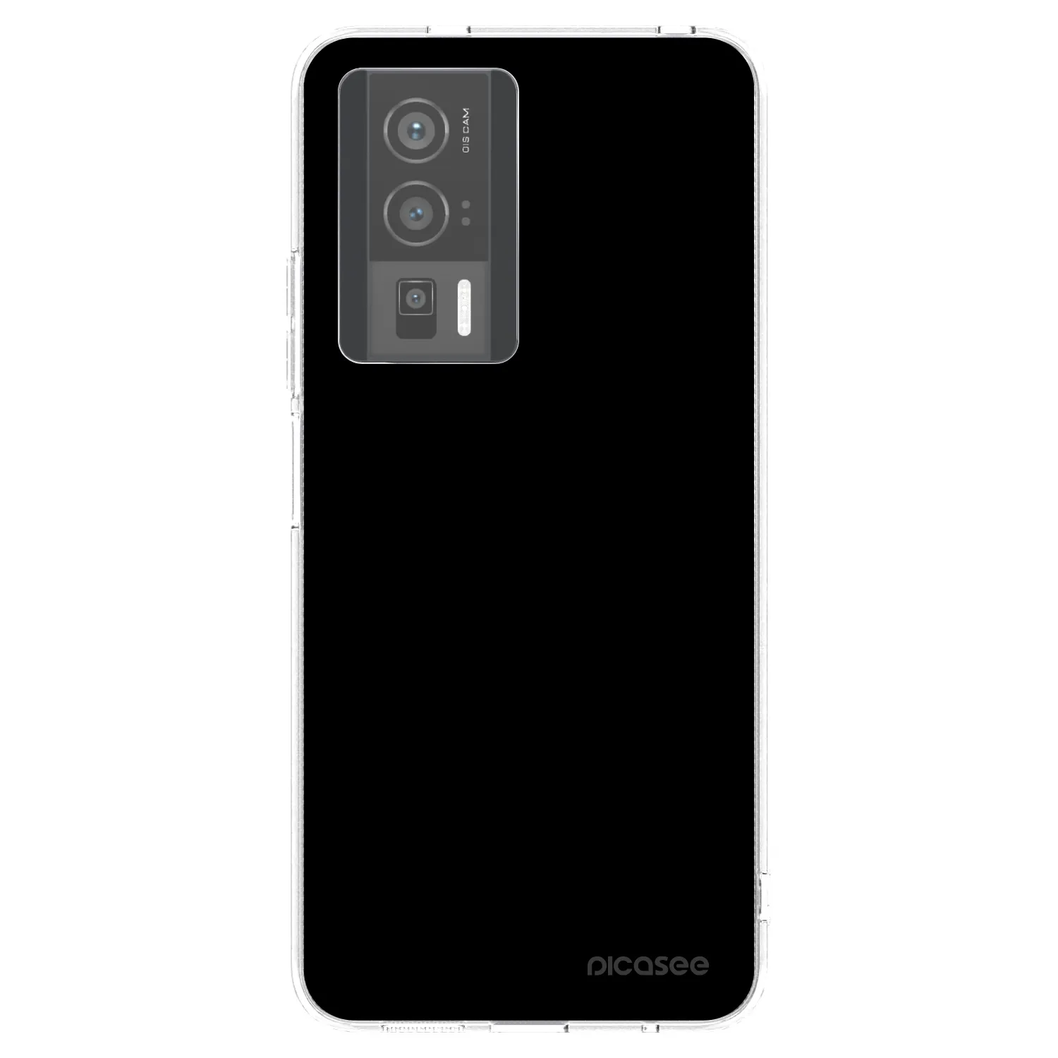 Picasee διαφανής θήκη σιλικόνης Xiaomi Poco F5 Pro 5G - Black Bliss