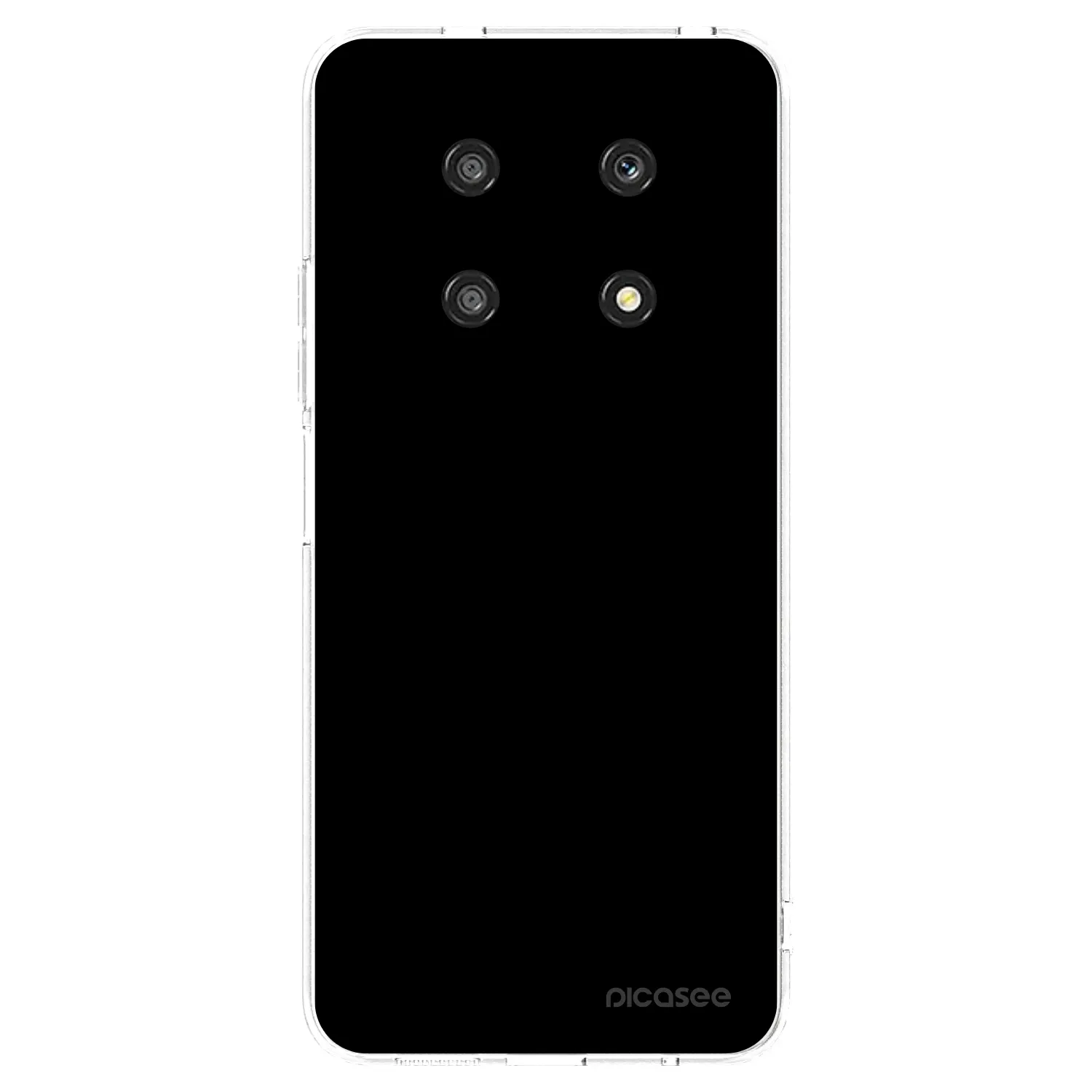 Picasee διαφανής θήκη σιλικόνης Honor Magic4 Lite 5G - Black Bliss