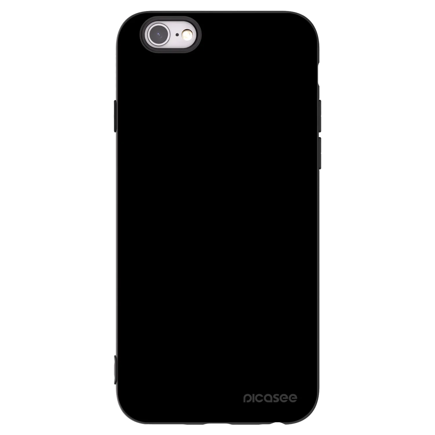 Picasee Μαύρη θήκη σιλικόνης για Apple iPhone 6/6S - Black Bliss