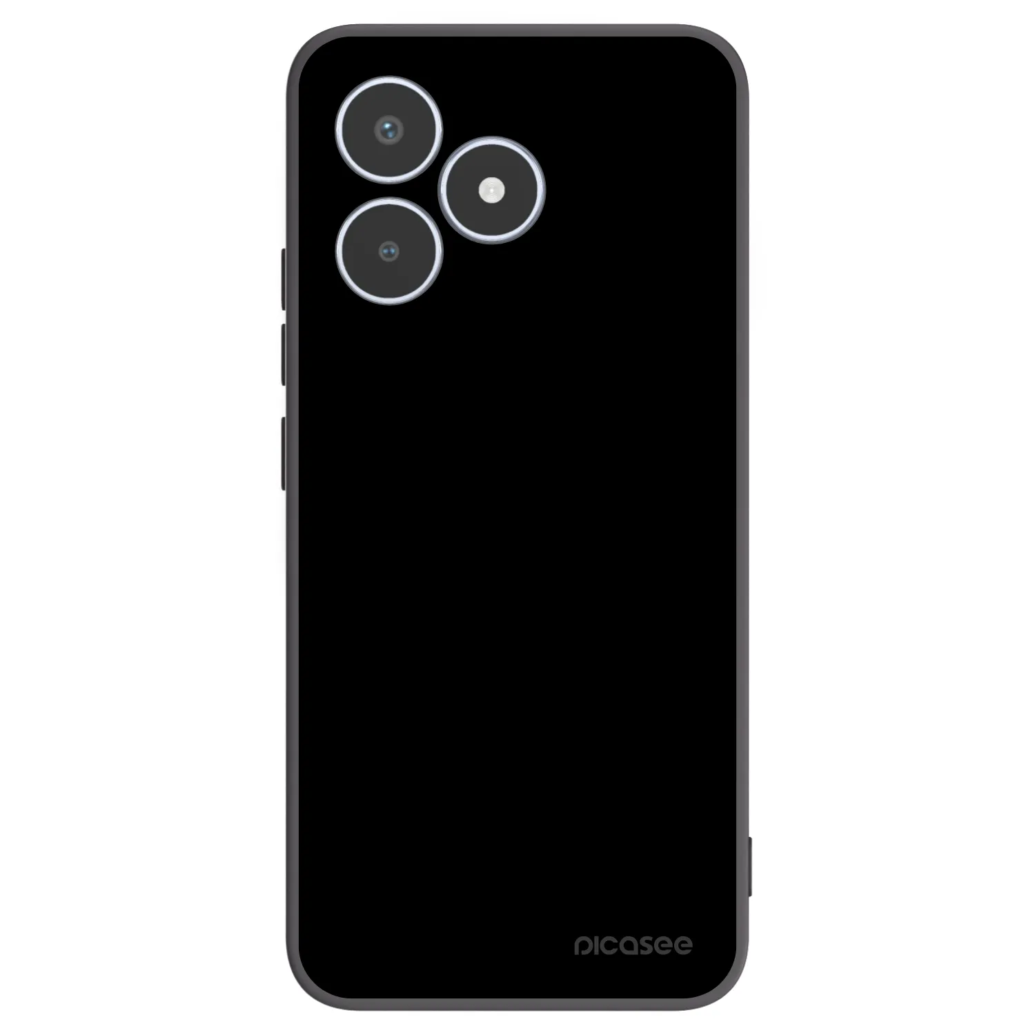 Picasee Μαύρη θήκη σιλικόνης για Realme C53 - Black Bliss