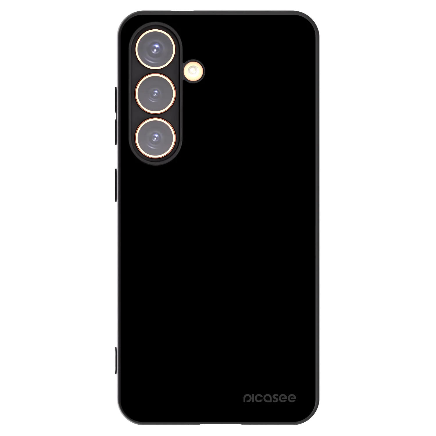 Picasee Μαύρη θήκη σιλικόνης για Samsung Galaxy S24 S921B 5G - Black Bliss
