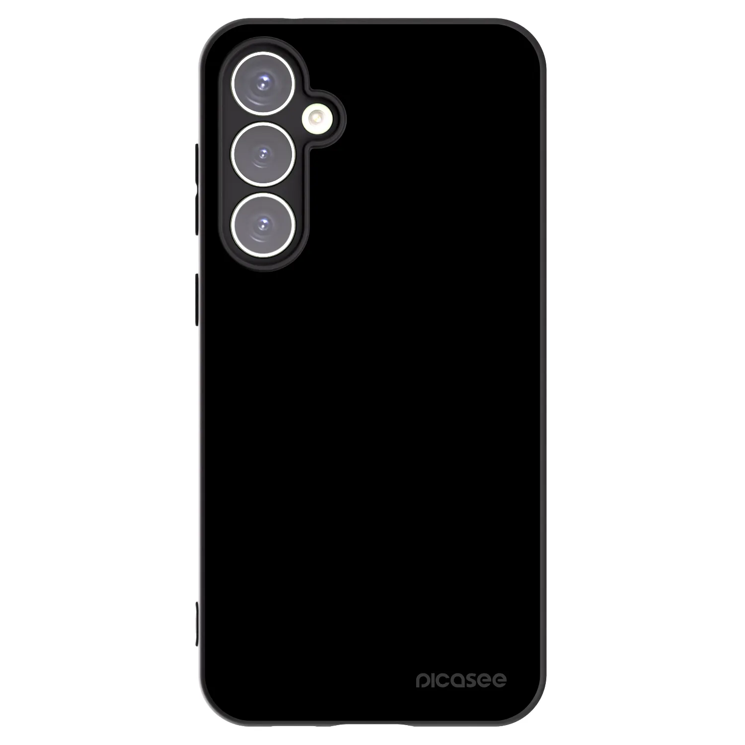 Picasee Μαύρη θήκη σιλικόνης για Samsung Galaxy S23 FE S711B - Black Bliss