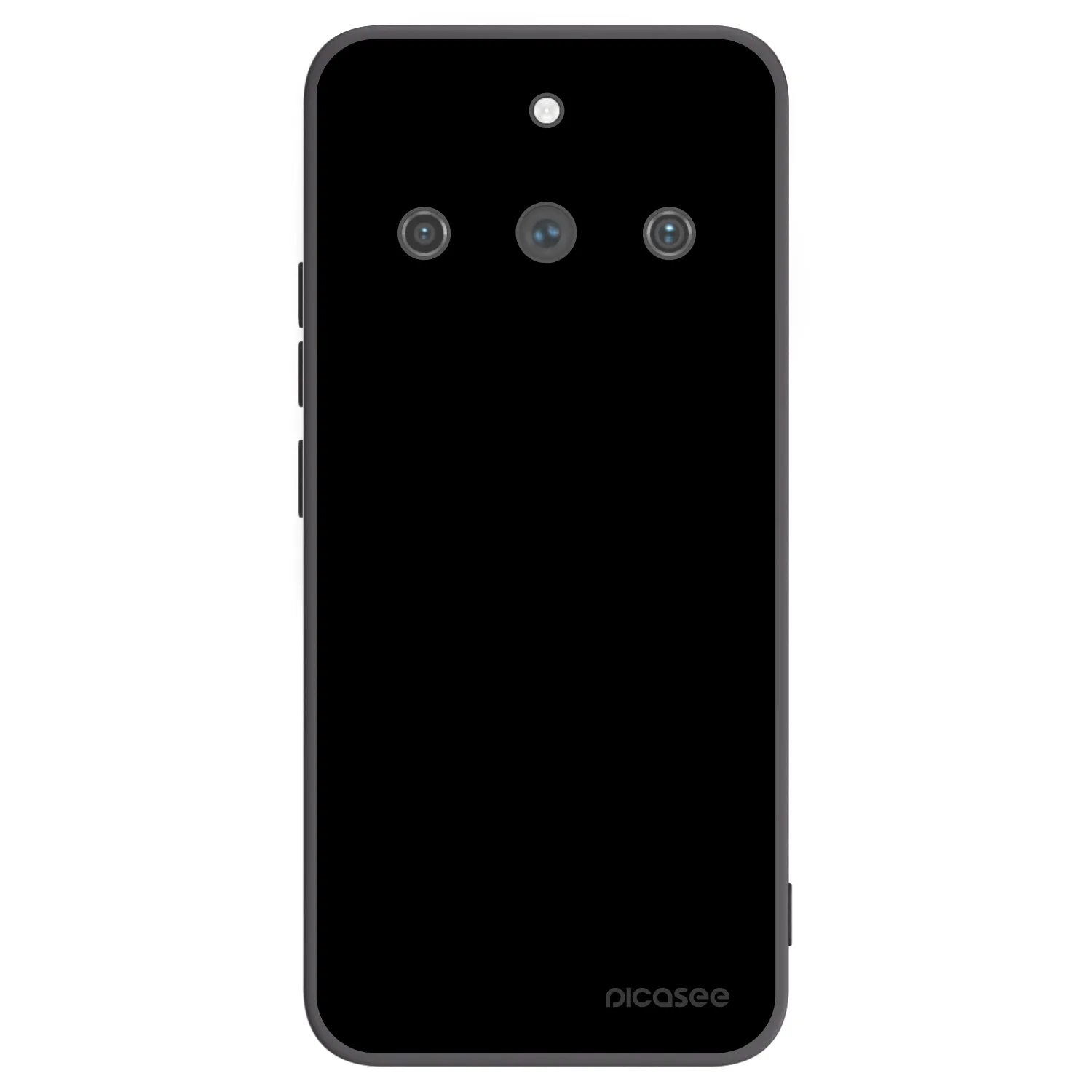 Picasee Μαύρη θήκη σιλικόνης για Realme 11 Pro+ - Black Bliss