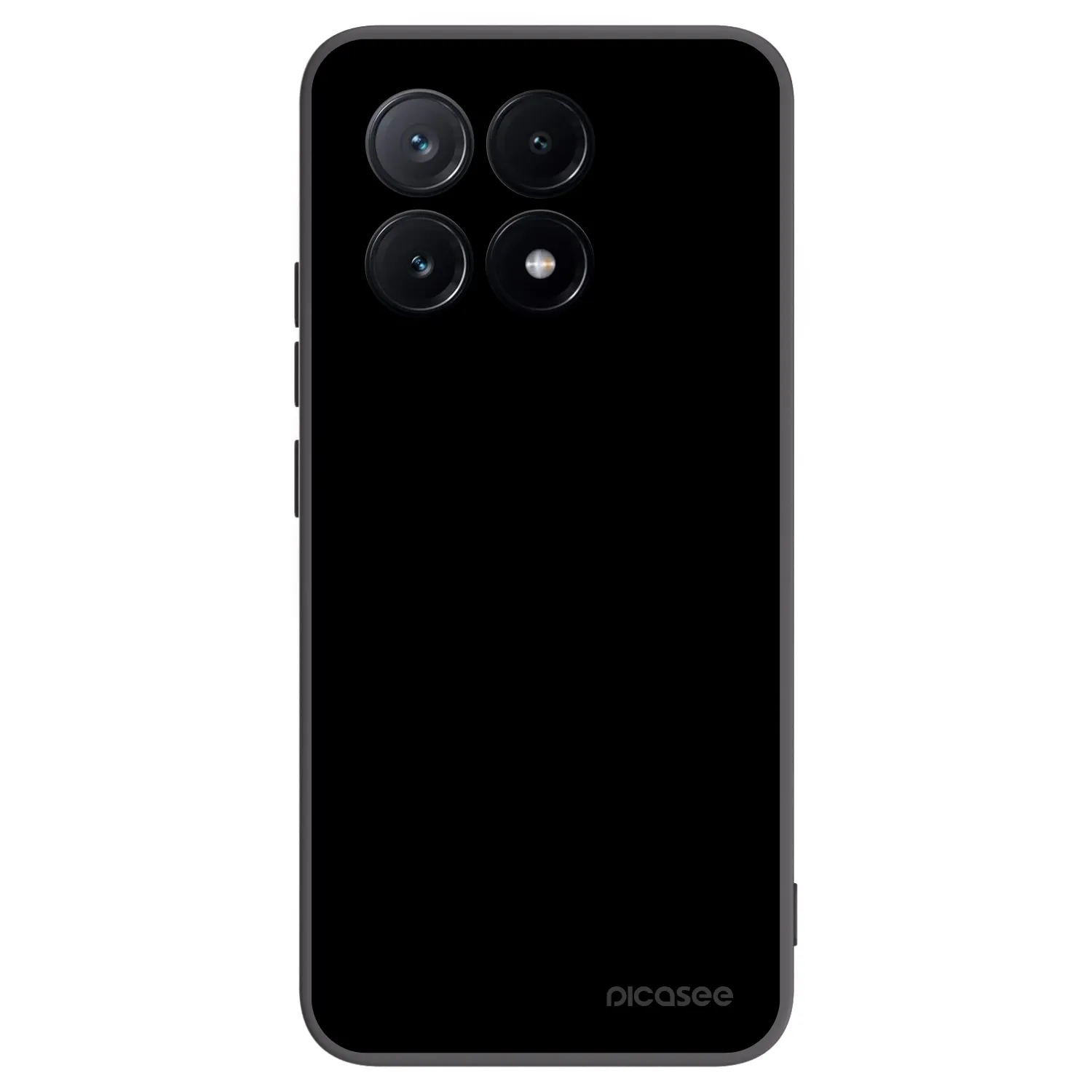 Picasee Μαύρη θήκη σιλικόνης για Xiaomi Poco X6 Pro - Black Bliss