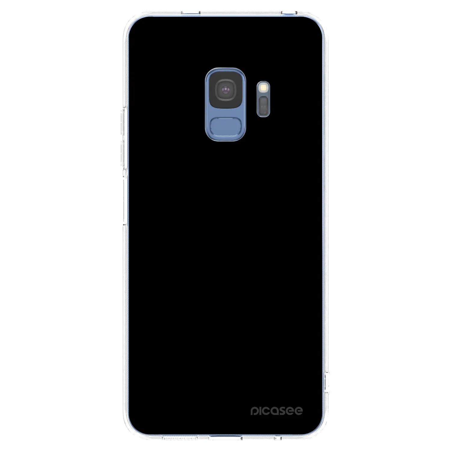 Picasee διαφανής θήκη σιλικόνης Samsung Galaxy S9 G960F - Black Bliss