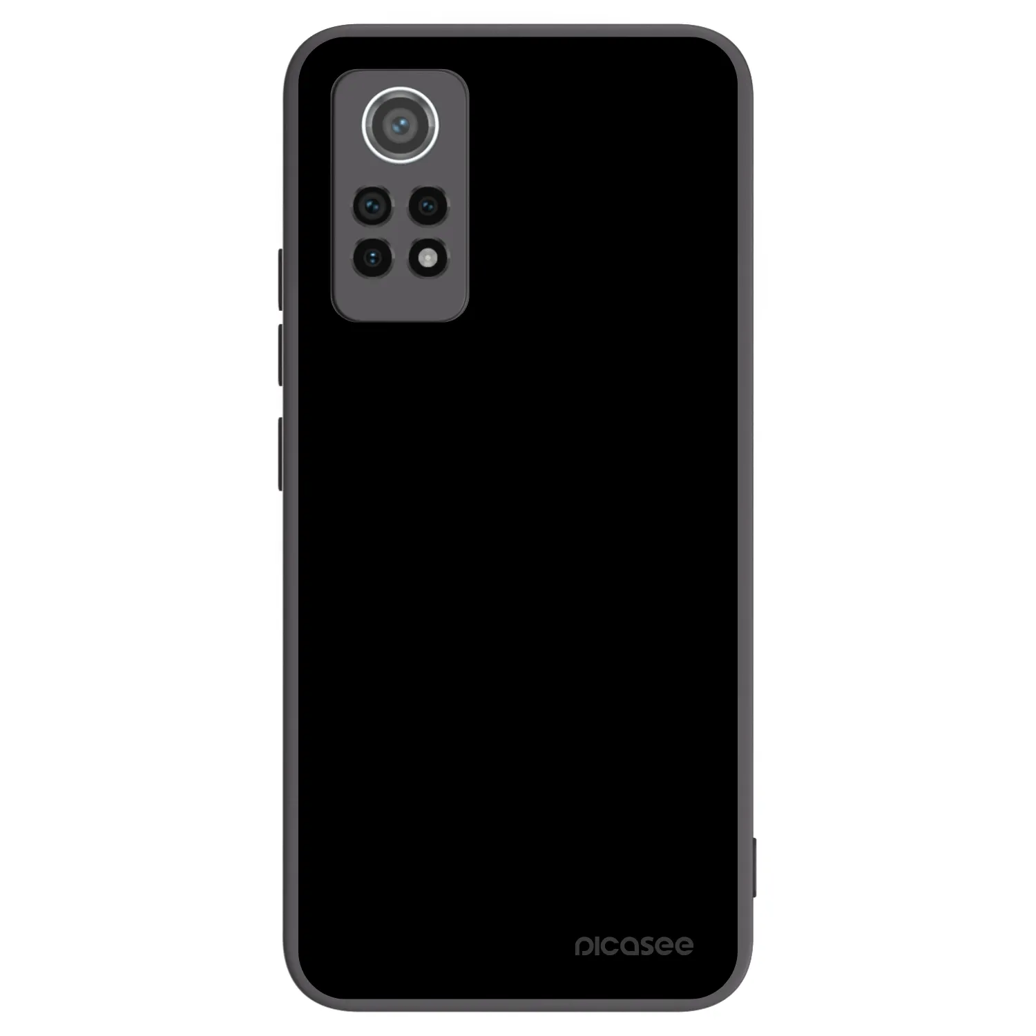 Picasee Μαύρη θήκη σιλικόνης για Xiaomi Redmi Note 12 Pro 4G - Black Bliss
