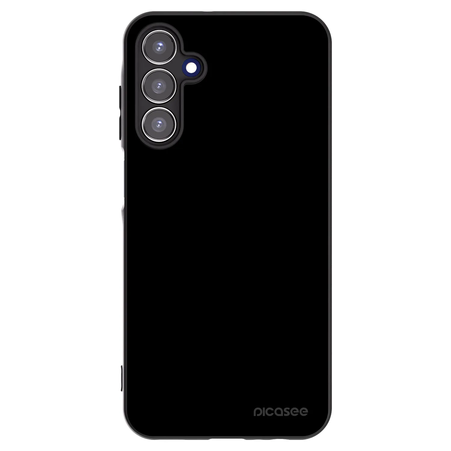 Picasee Μαύρη θήκη σιλικόνης για Samsung Galaxy A15 A156B 5G - Black Bliss