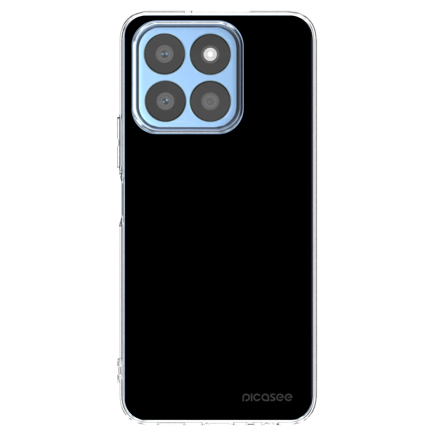 Picasee διαφανής θήκη σιλικόνης Honor X8b - Black Bliss