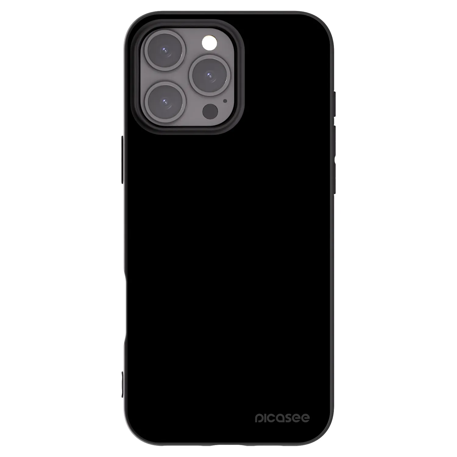 Picasee Μαύρη θήκη σιλικόνης για Apple iPhone 16 Pro Max - Black Bliss