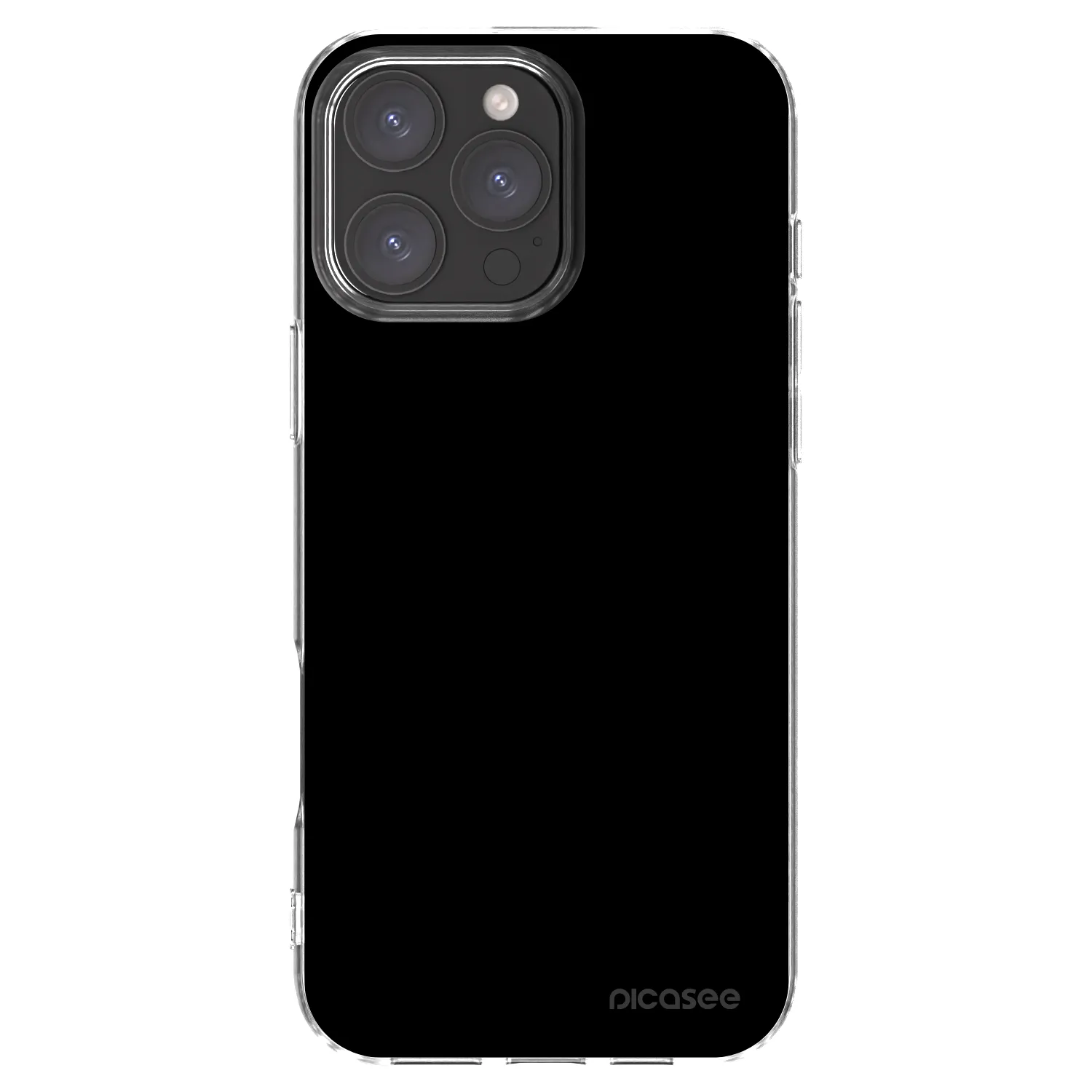Picasee διαφανής θήκη σιλικόνης Apple iPhone 16 Pro Max - Black Bliss