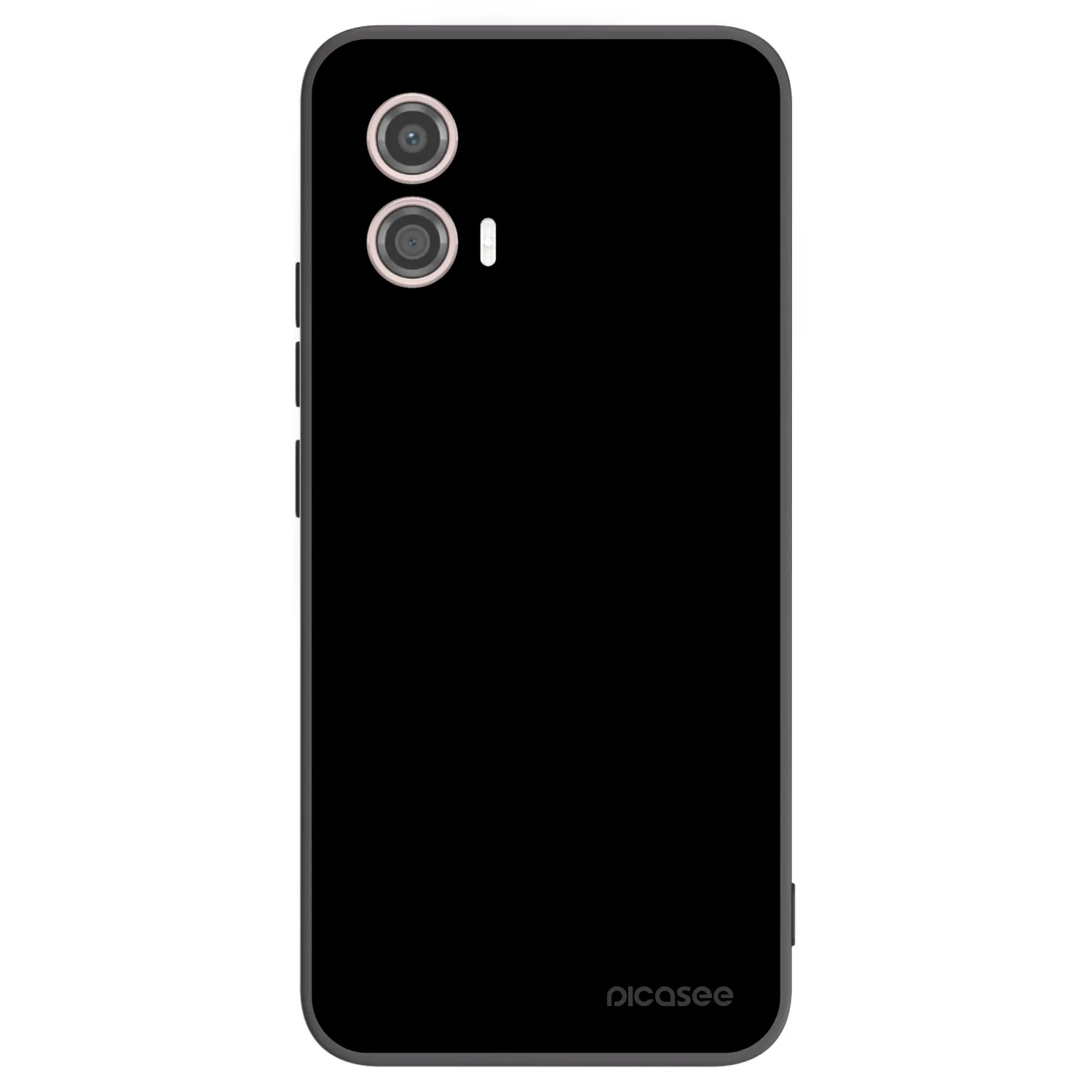 Picasee Μαύρη θήκη σιλικόνης για Motorola Moto G53 5G - Black Bliss