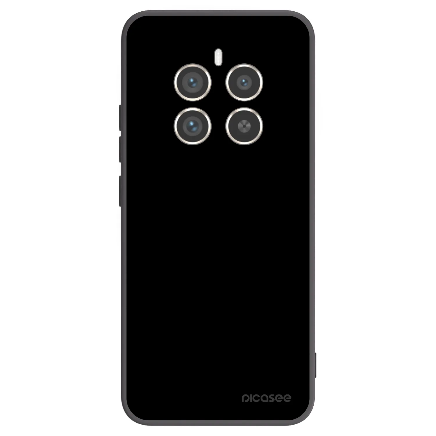 Picasee Μαύρη θήκη σιλικόνης για Realme 12 Pro 5G - Black Bliss