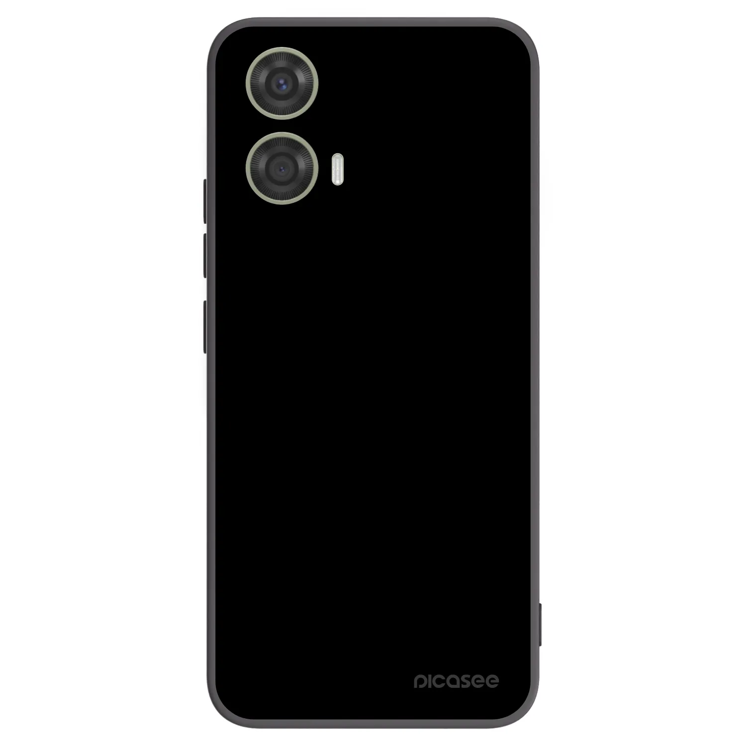 Picasee Μαύρη θήκη σιλικόνης για Motorola Moto G24 - Black Bliss