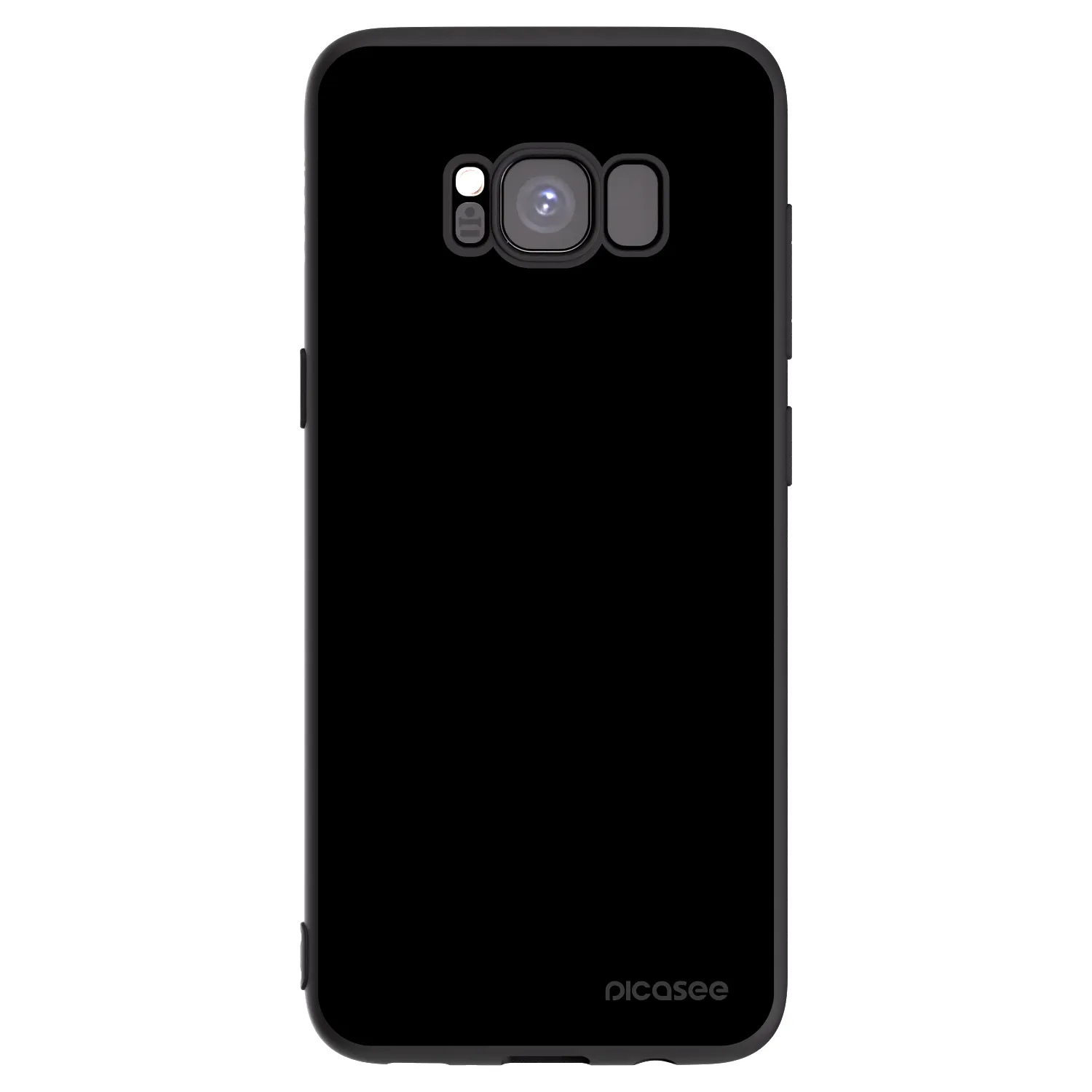 Picasee Μαύρη θήκη σιλικόνης για Samsung Galaxy S8 G950F - Black Bliss