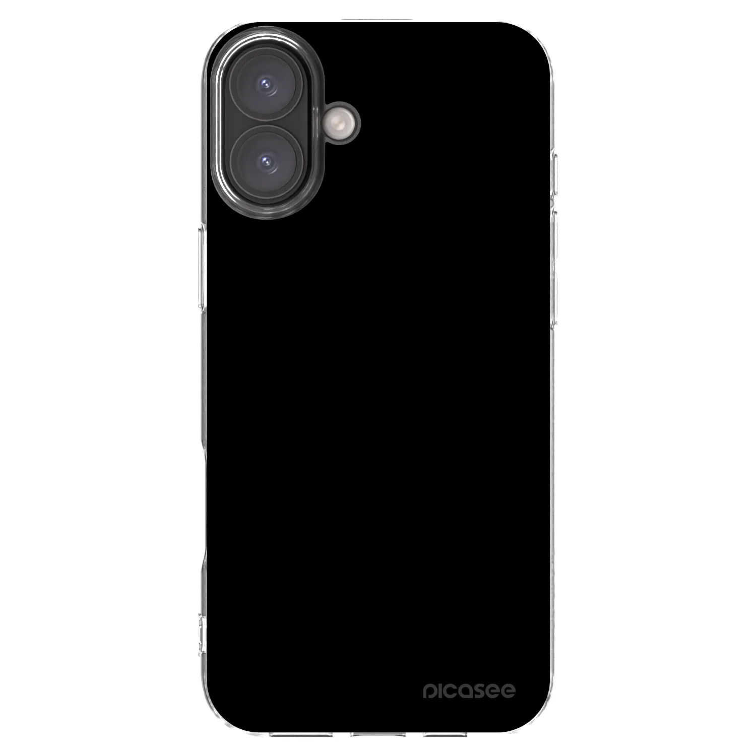 Picasee διαφανής θήκη σιλικόνης Apple iPhone 16 Plus - Black Bliss