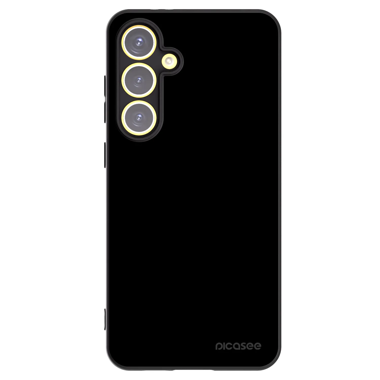 Picasee Μαύρη θήκη σιλικόνης για Samsung Galaxy S24 FE S721B - Black Bliss