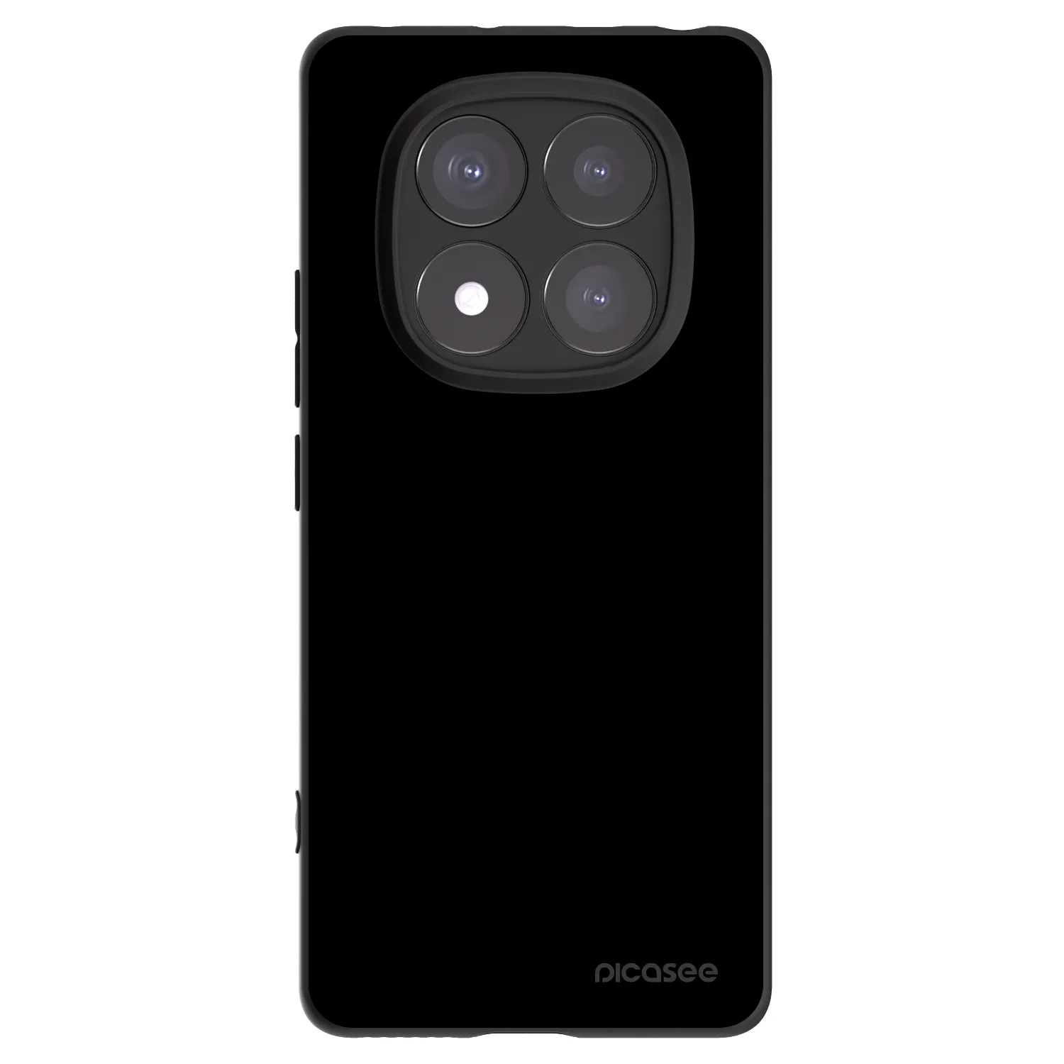 Picasee Μαύρη θήκη σιλικόνης για Xiaomi Redmi Note 14 Pro 5G - Black Bliss