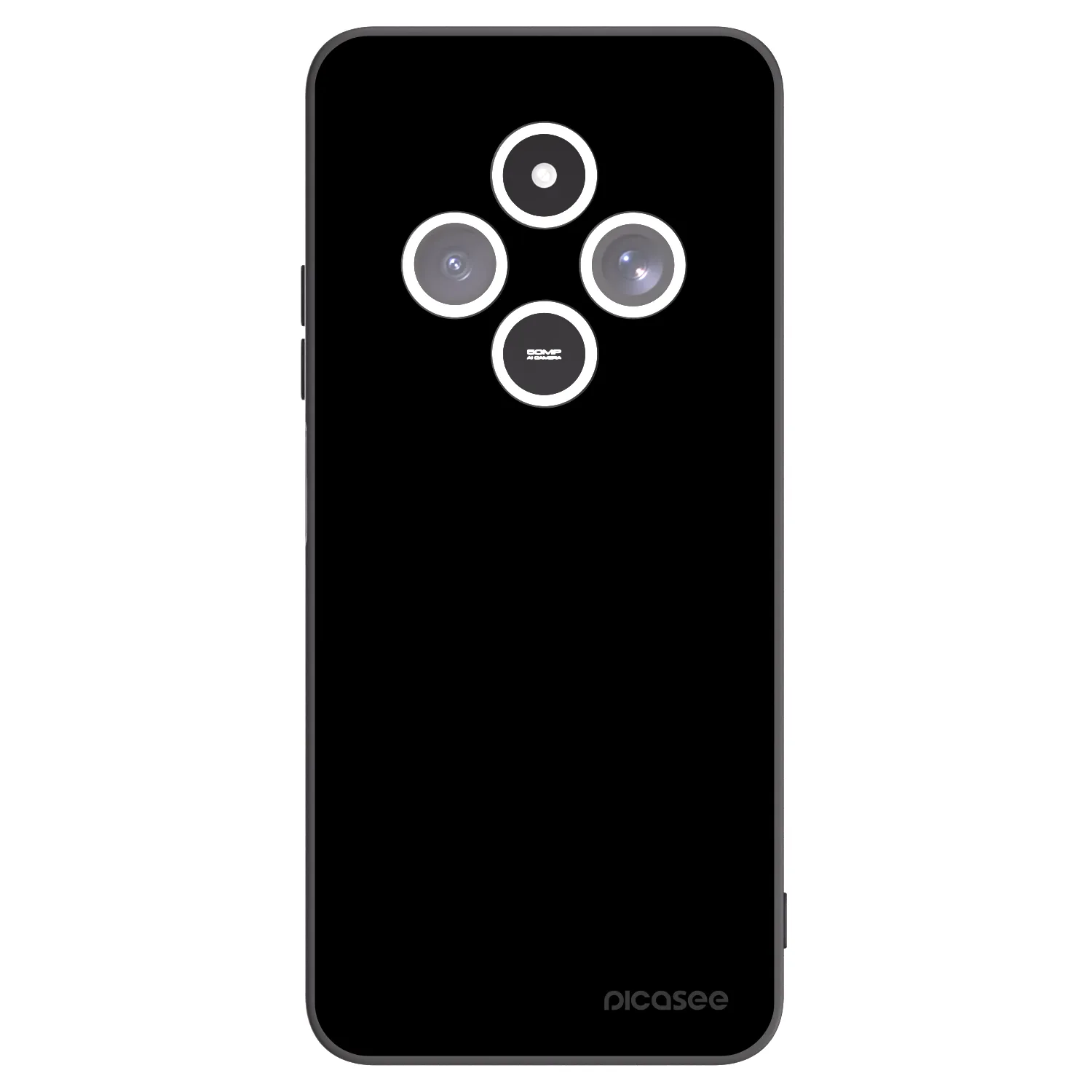 Picasee Μαύρη θήκη σιλικόνης για Xiaomi Redmi 14C - Black Bliss