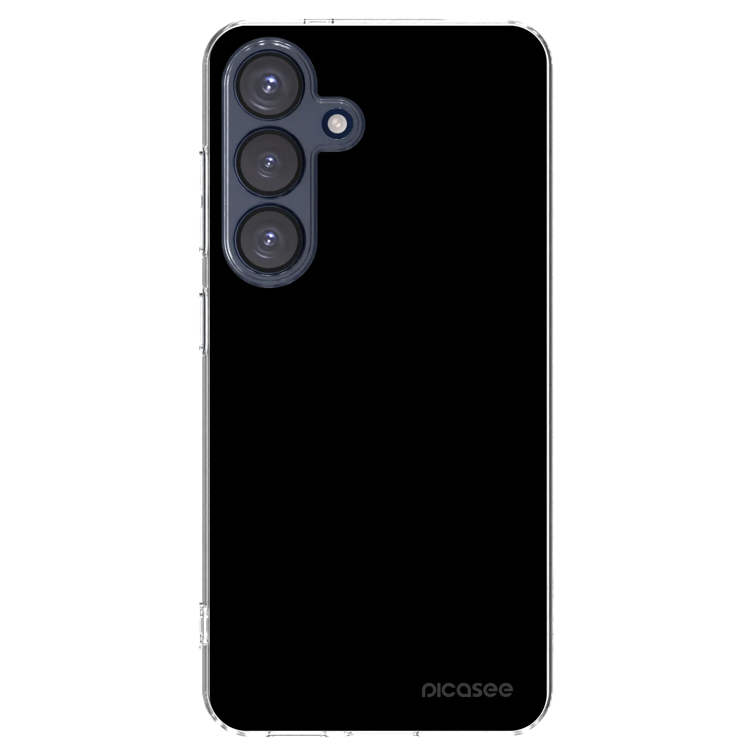 Picasee διαφανής θήκη σιλικόνης Samsung Galaxy S25 5G - Black Bliss
