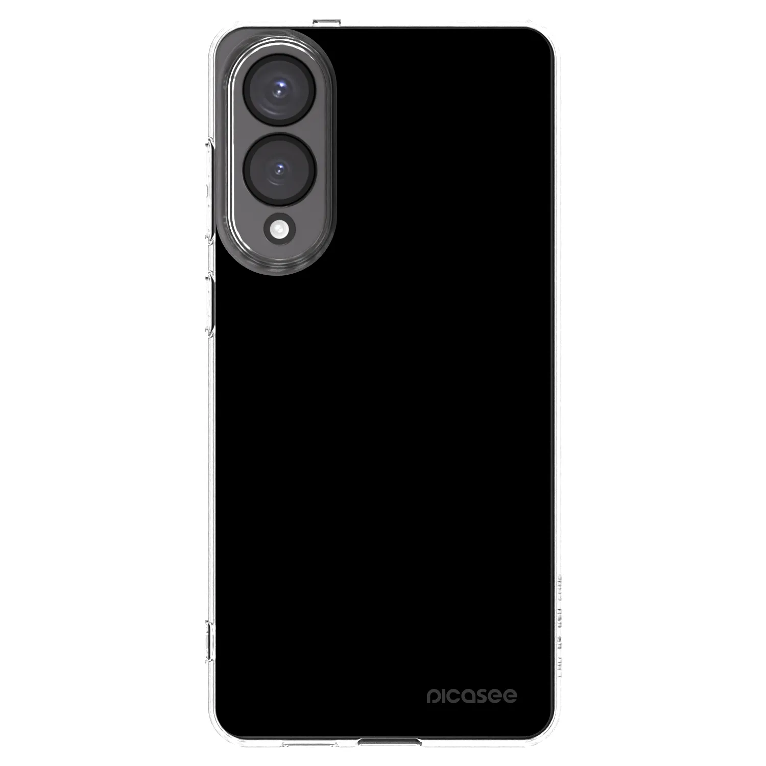 Picasee διαφανής θήκη σιλικόνης Samsung Galaxy S25 Edge 5G - Black Bliss
