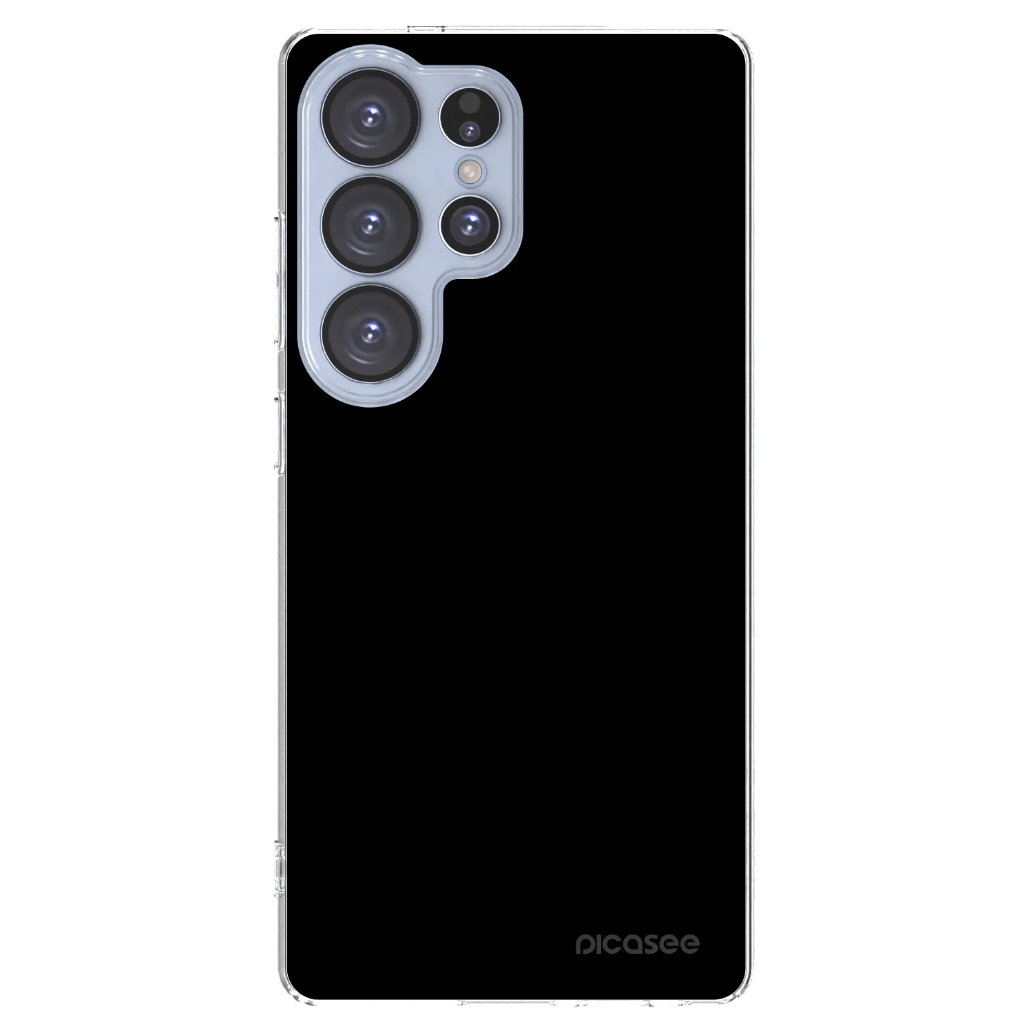 Picasee διαφανής θήκη σιλικόνης Samsung Galaxy S25 Ultra 5G - Black Bliss