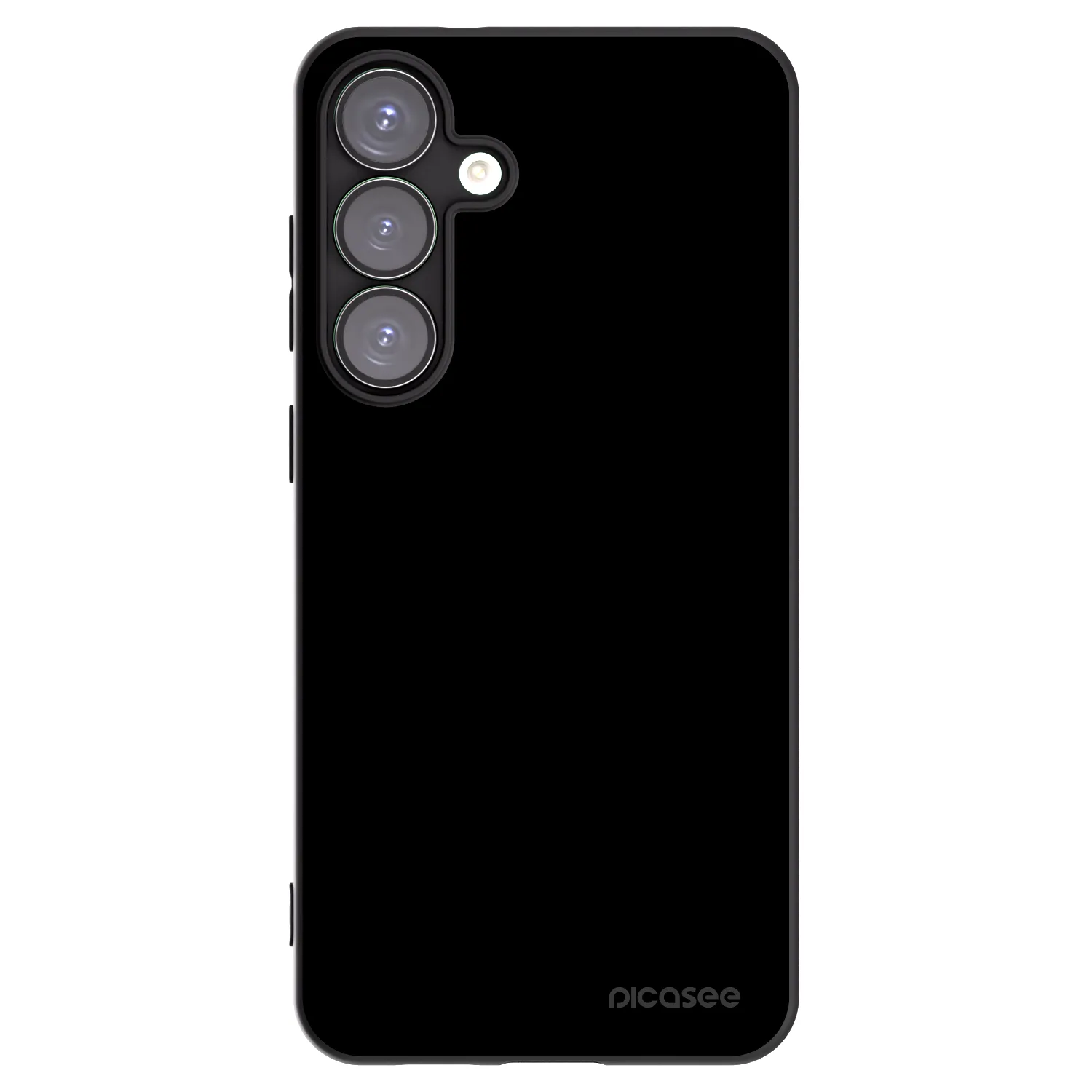Picasee Μαύρη θήκη σιλικόνης για Samsung Galaxy S25+ 5G - Black Bliss