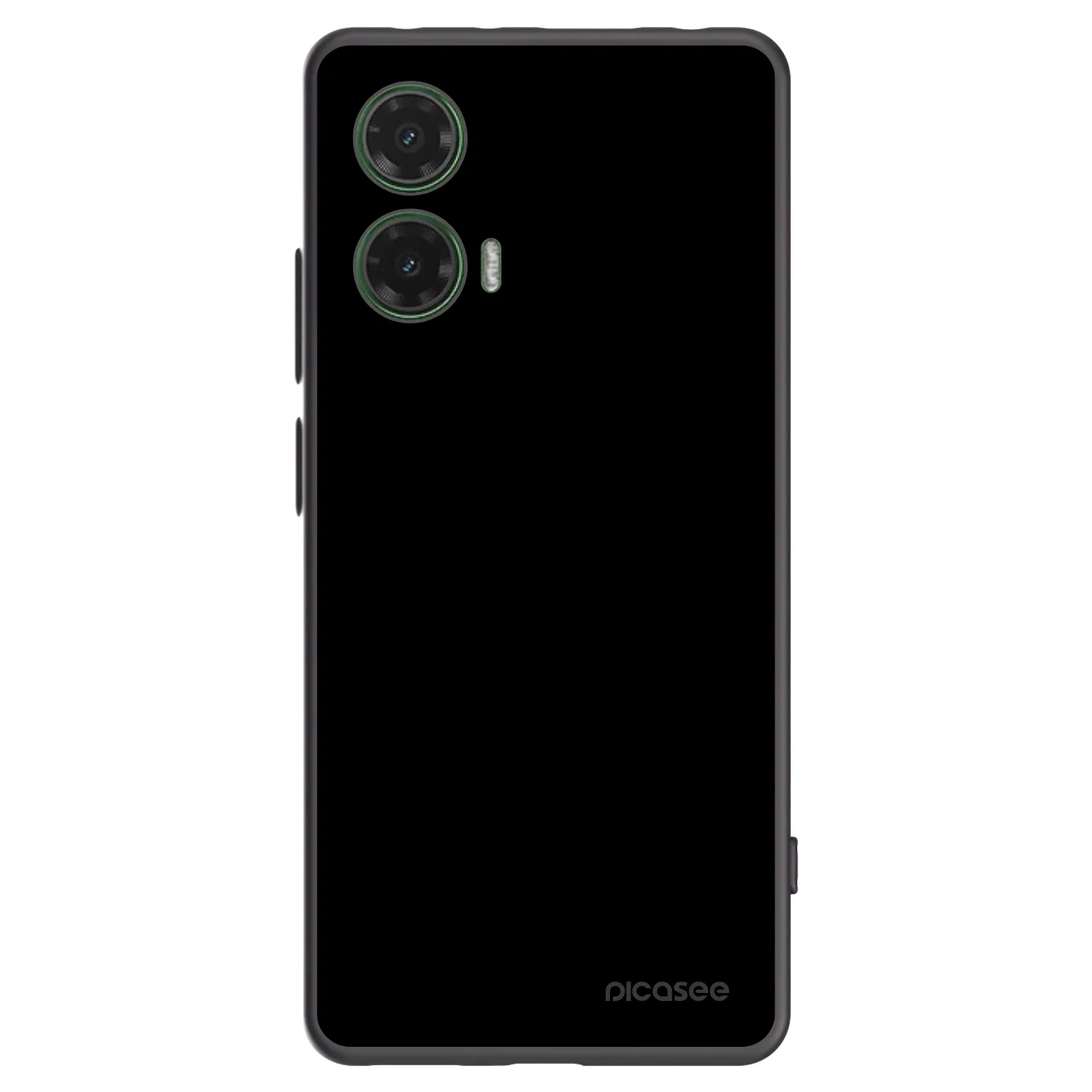 Picasee Μαύρη θήκη σιλικόνης για Motorola Moto G35 5G - Black Bliss
