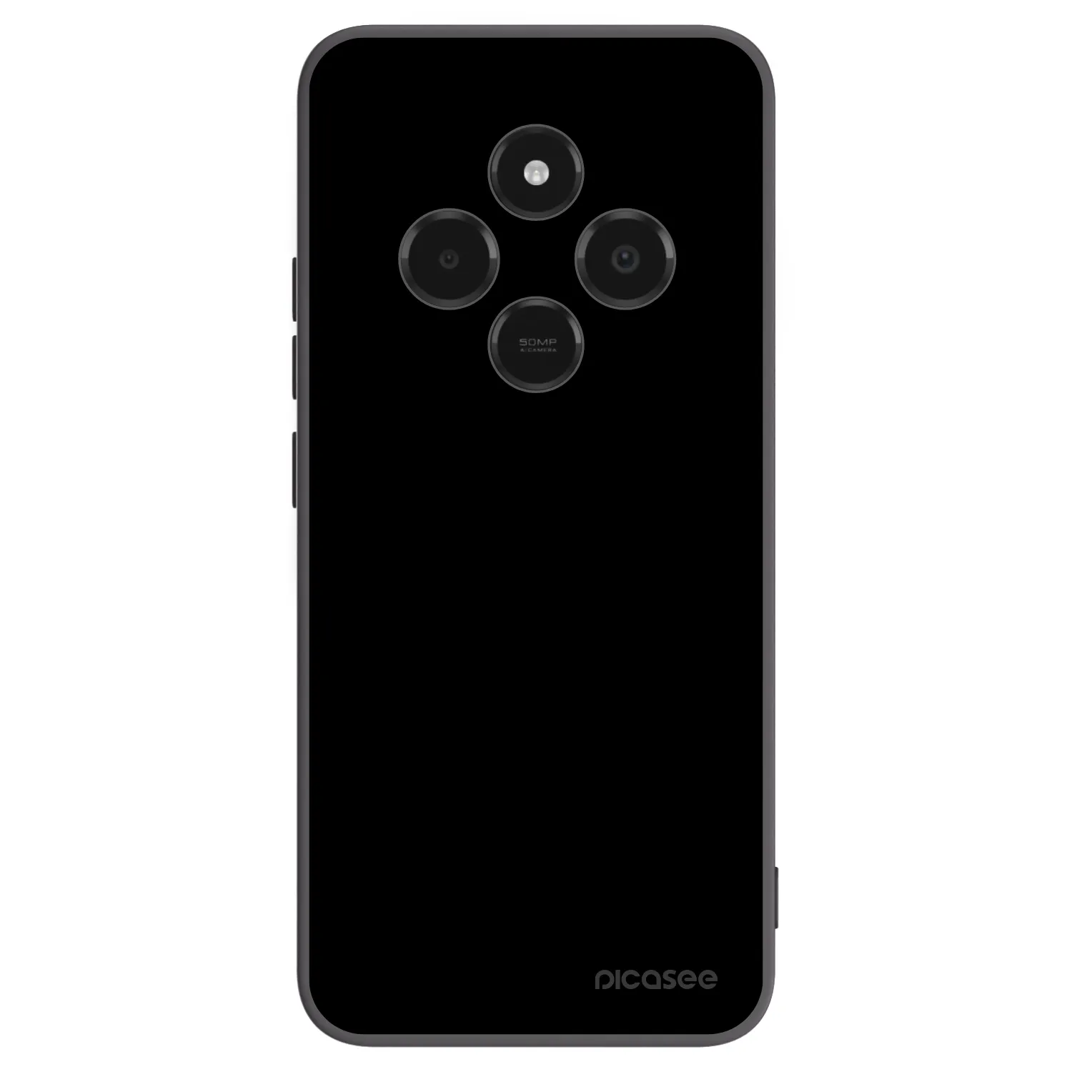Picasee Μαύρη θήκη σιλικόνης για Xiaomi Poco C75 - Black Bliss