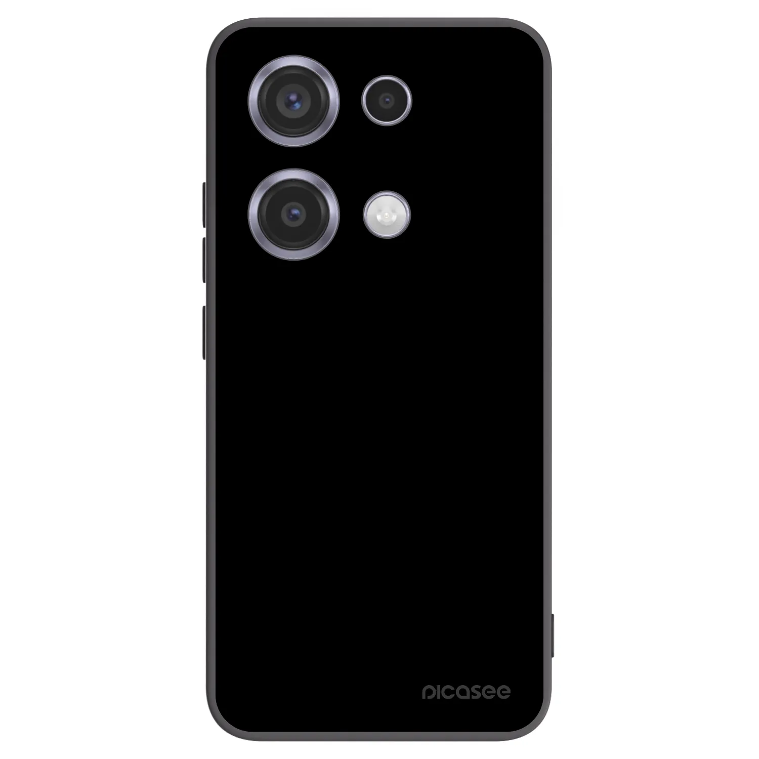Picasee Μαύρη θήκη σιλικόνης για Xiaomi Redmi Note 14S - Black Bliss