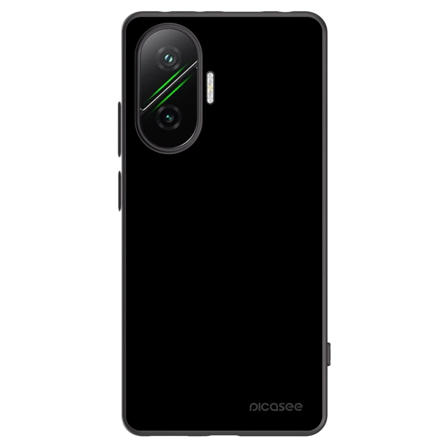 Picasee Μαύρη θήκη σιλικόνης για Xiaomi Poco F7 5G - Black Bliss