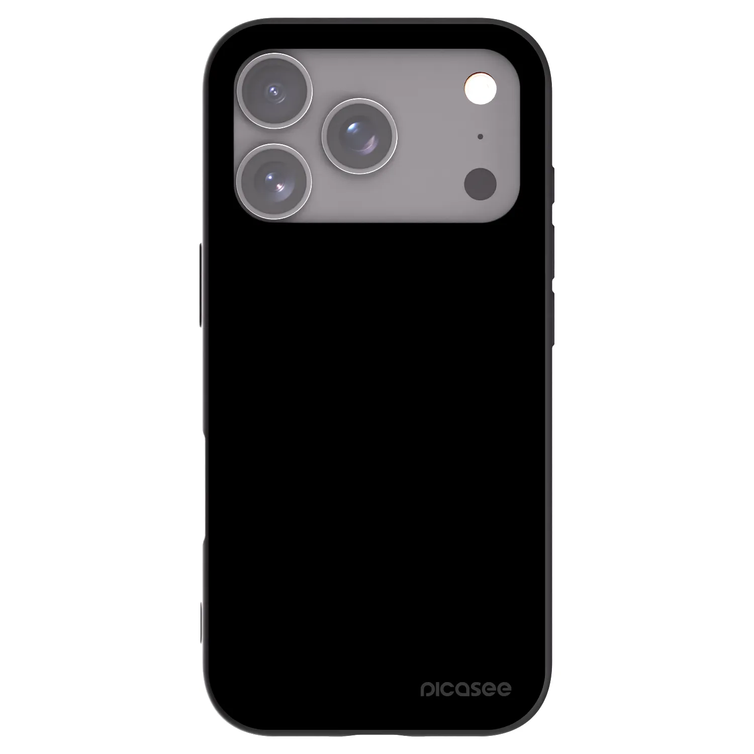 Picasee Μαύρη θήκη σιλικόνης για Apple iPhone 17 Pro - Black Bliss