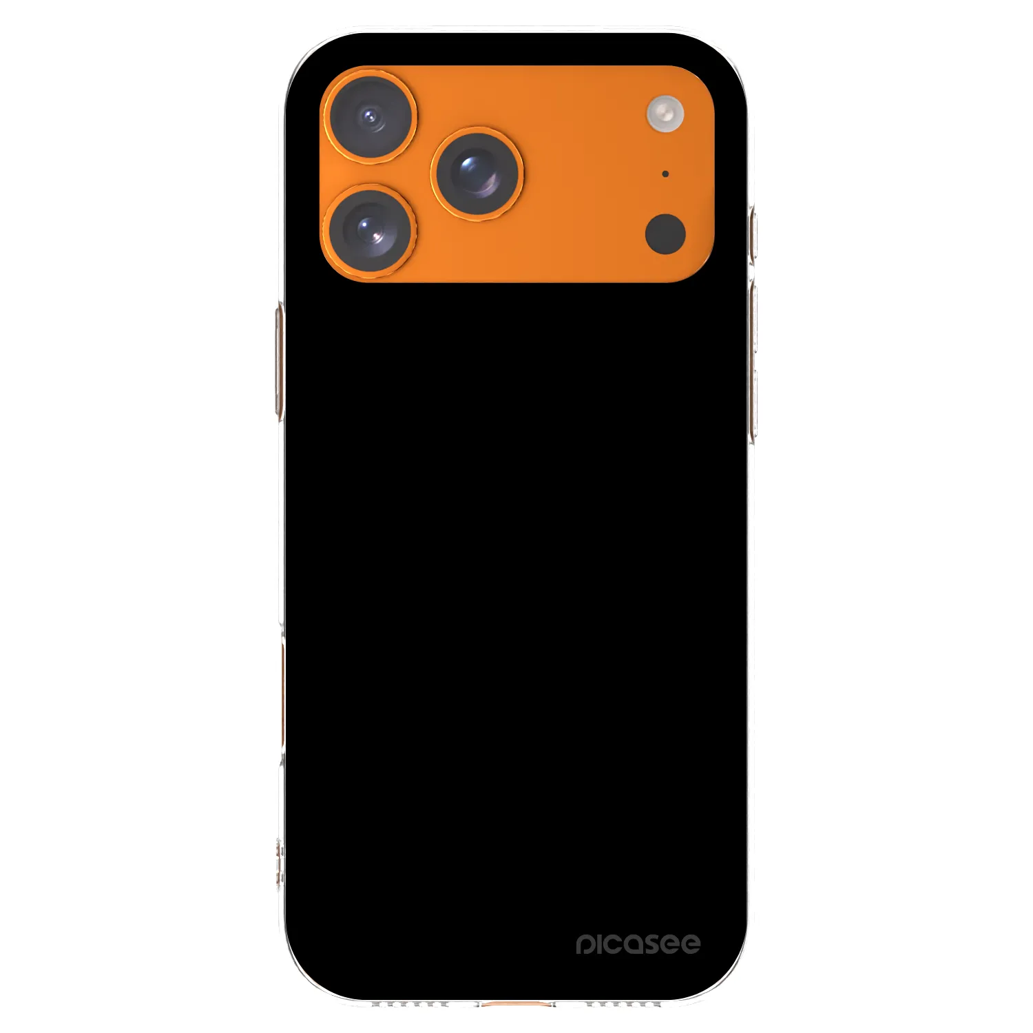 Picasee διαφανής θήκη σιλικόνης Apple iPhone 17 Pro Max - Black Bliss