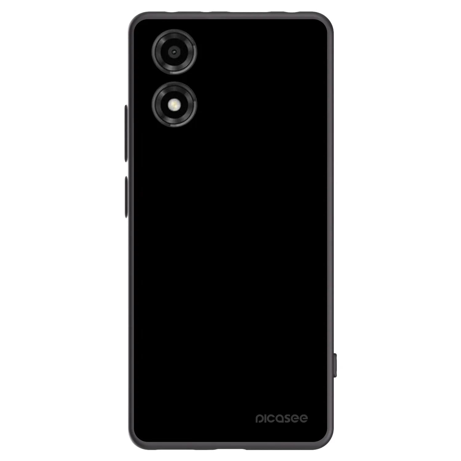 Picasee Μαύρη θήκη σιλικόνης για Motorola Moto E14 - Black Bliss