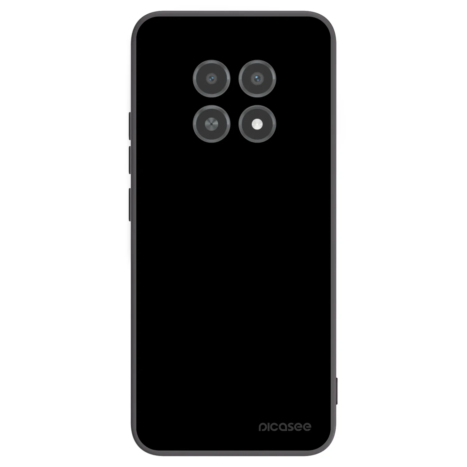 Picasee Μαύρη θήκη σιλικόνης για Realme 12X - Black Bliss