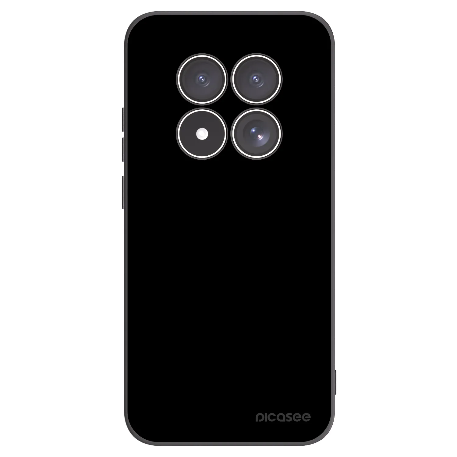 Picasee Μαύρη θήκη σιλικόνης για Xiaomi Redmi Note 15 Pro 4G - Black Bliss
