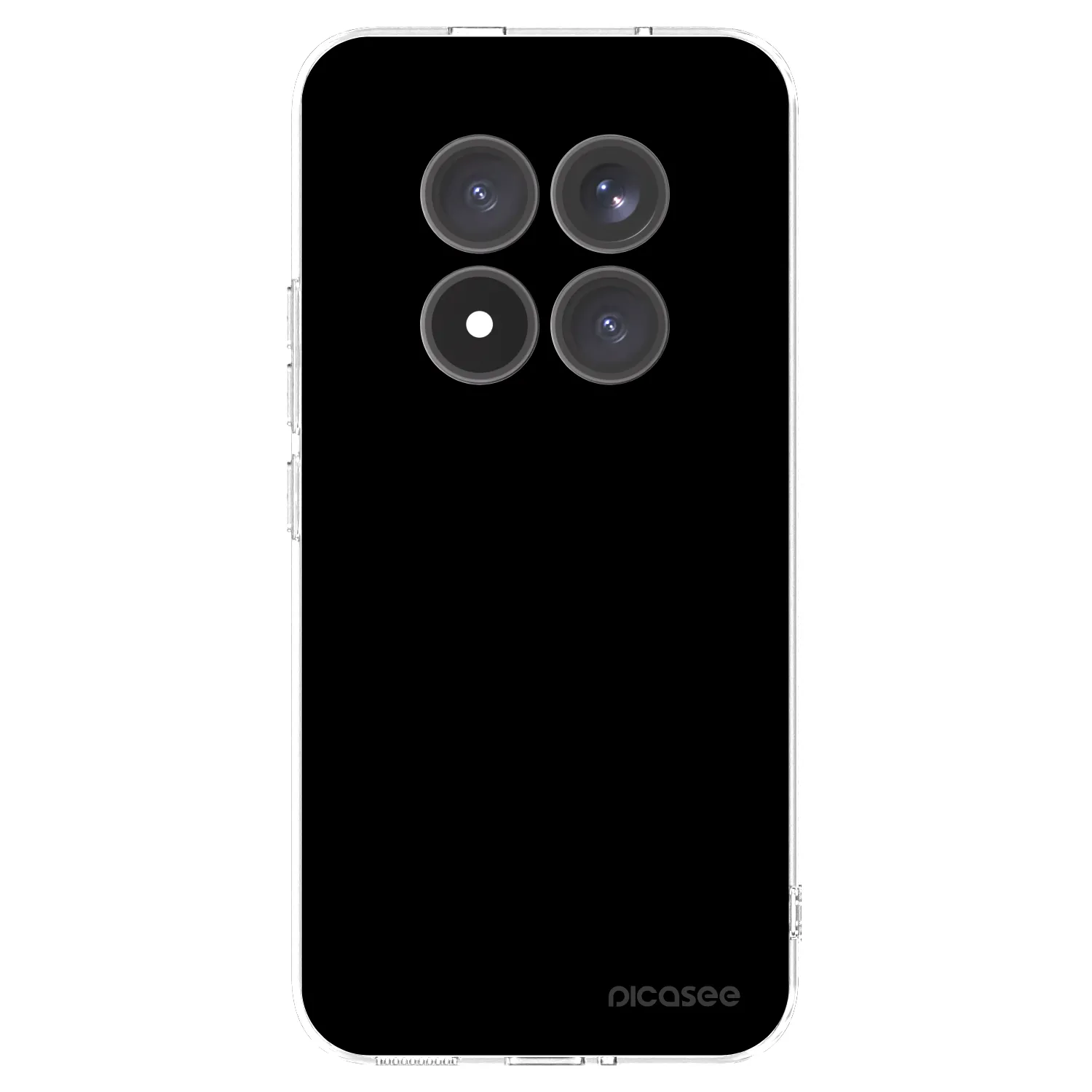 Picasee διαφανής θήκη σιλικόνης Xiaomi Redmi Note 15 Pro+ - Black Bliss