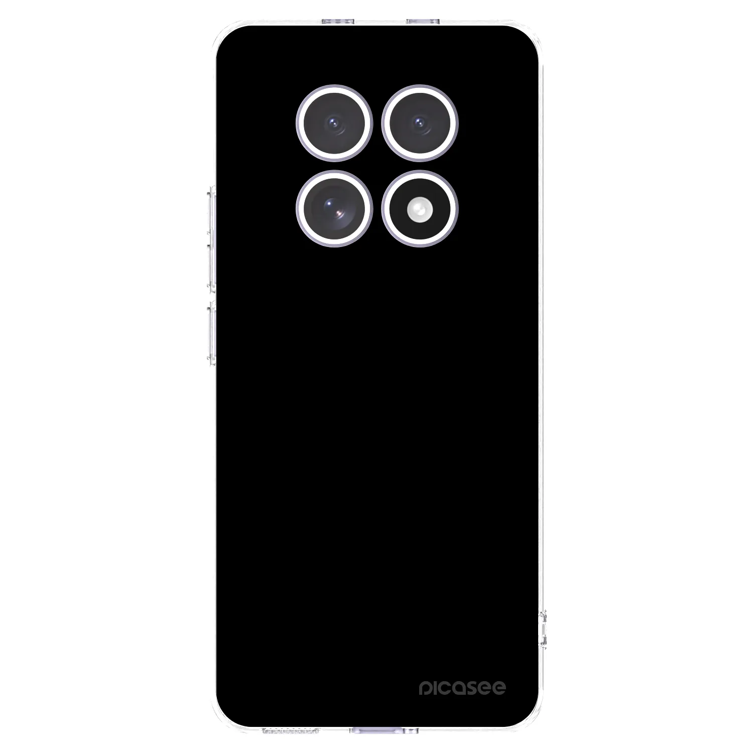 Picasee διαφανής θήκη σιλικόνης Xiaomi Redmi Note 15 - Black Bliss