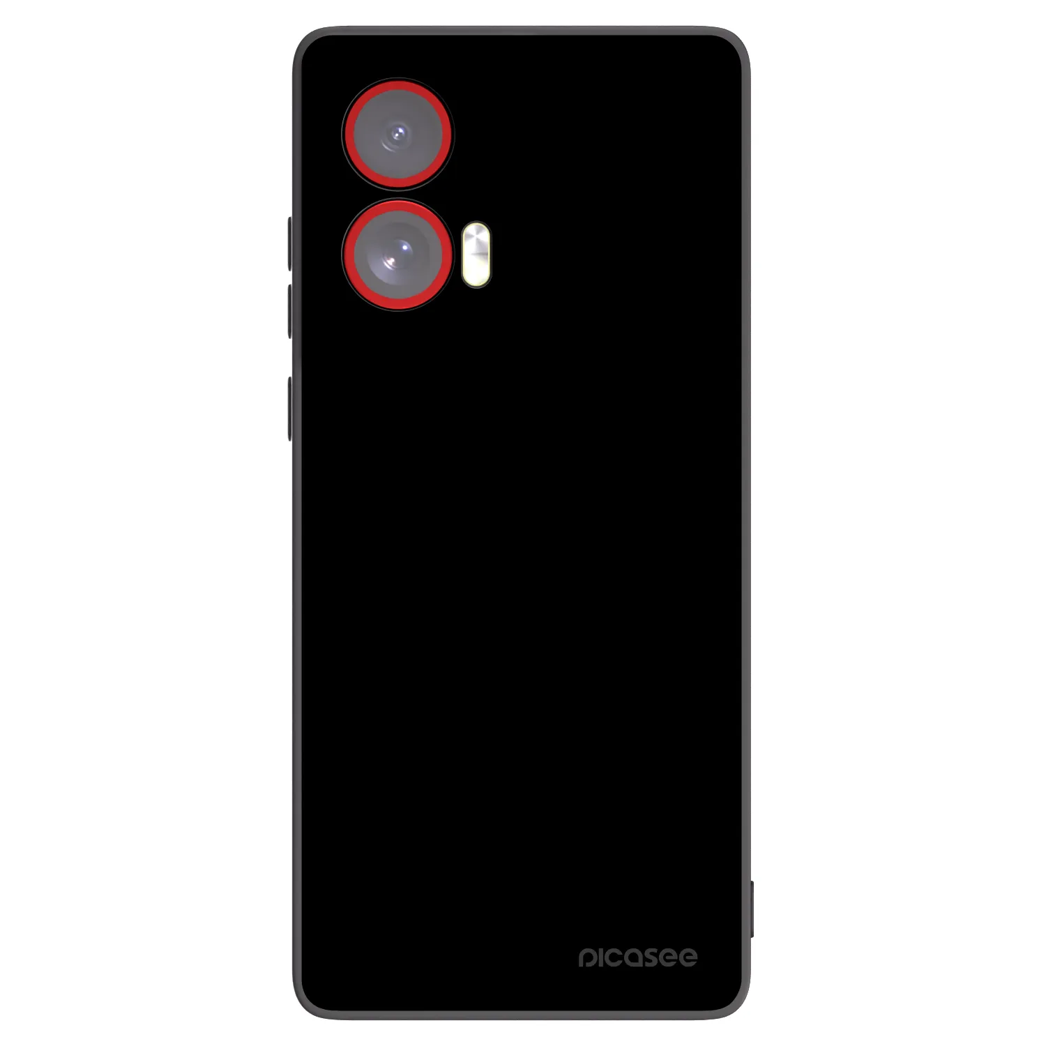 Picasee Μαύρη θήκη σιλικόνης για Motorola Edge 50 Fusion - Black Bliss