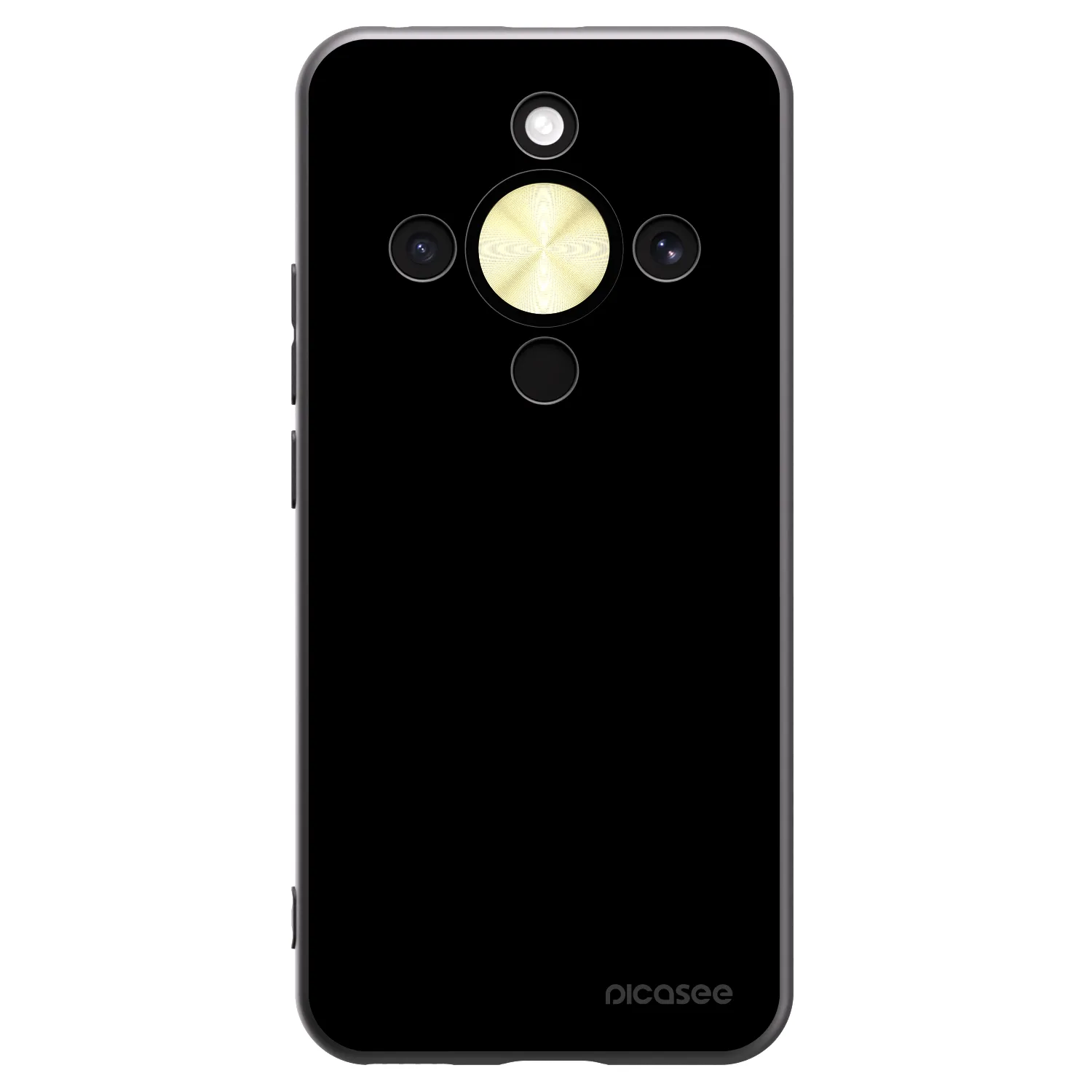 Picasee Μαύρη θήκη σιλικόνης για Honor Magic8 Lite 5G - Black Bliss