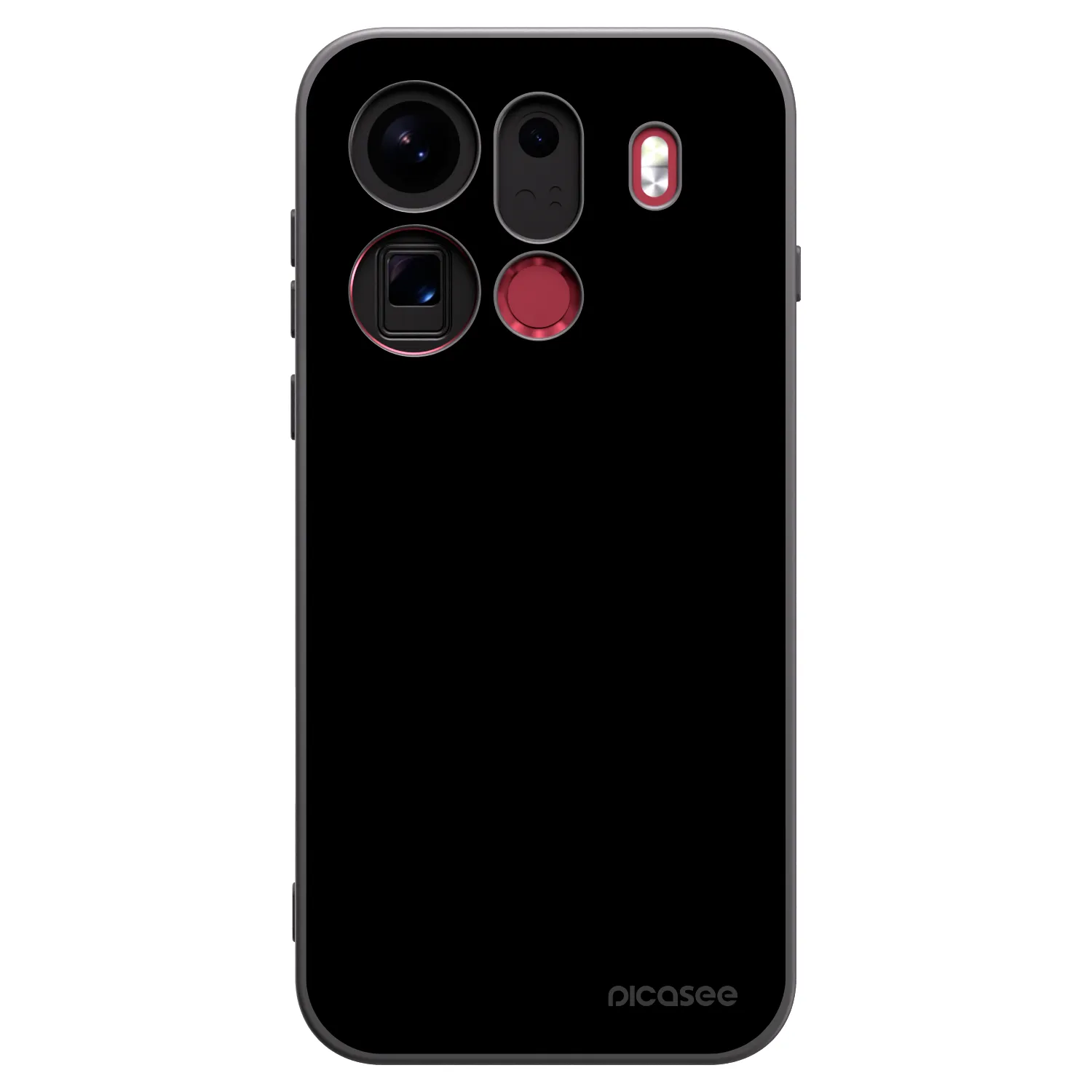 Picasee Μαύρη θήκη σιλικόνης για OPPO Find X9 Pro - Black Bliss